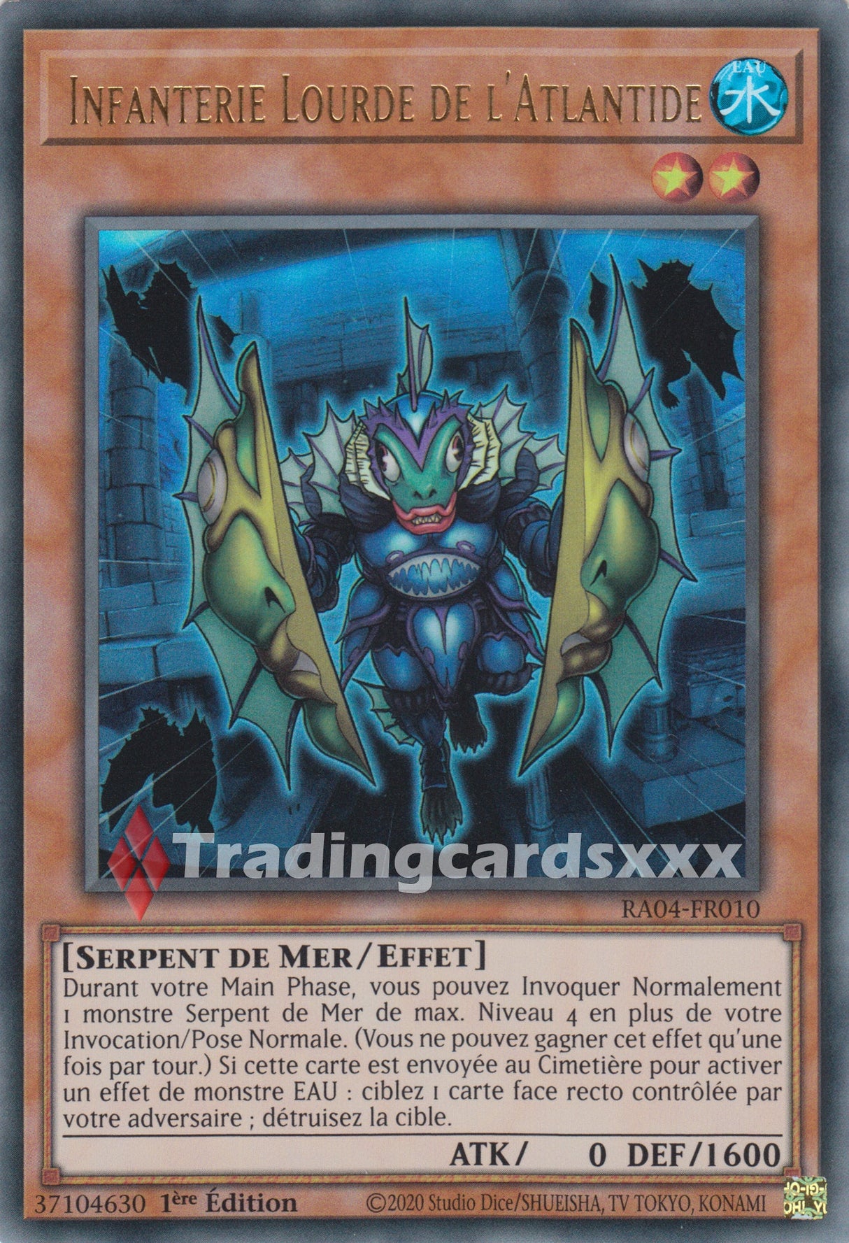 Yu-Gi-Oh! Infanterie Lourde de l'Atlantide : RA04-FR010