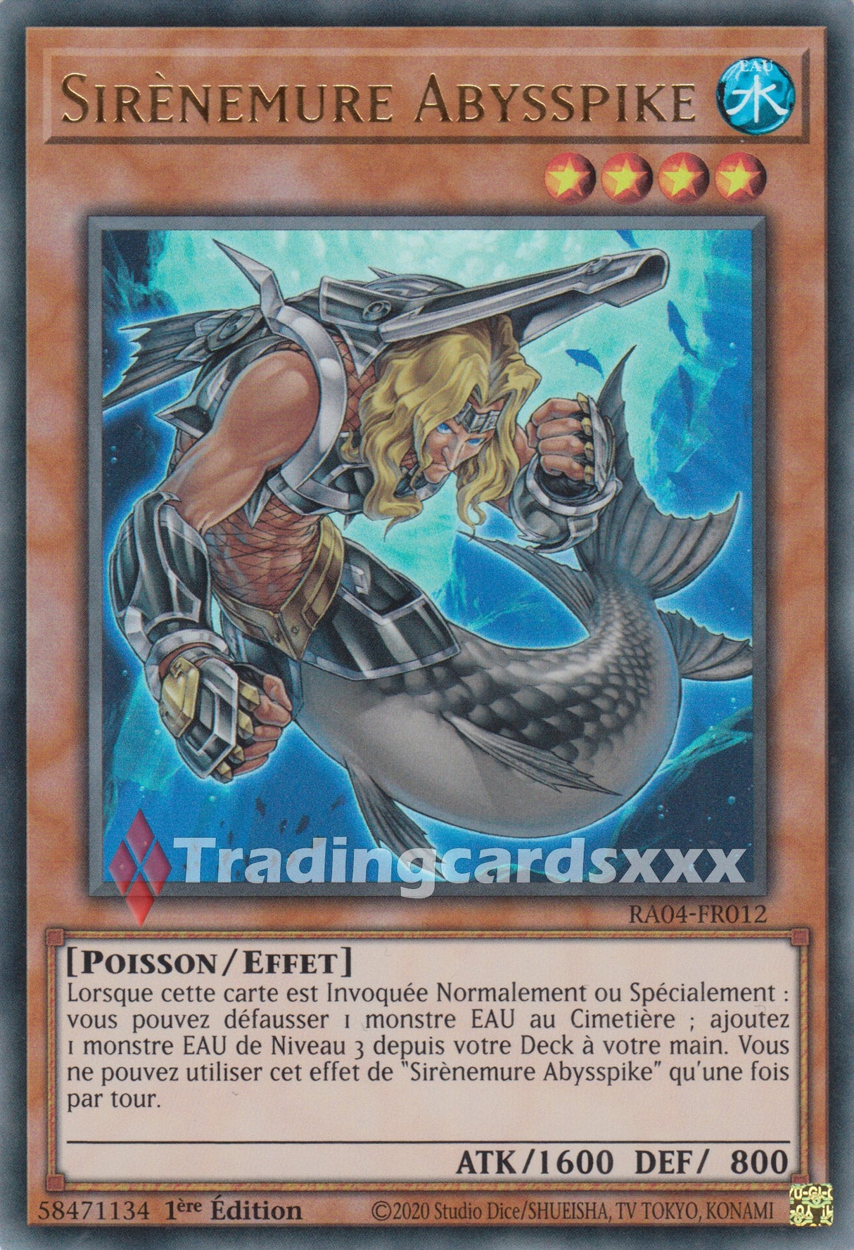 Yu-Gi-Oh! Sirènemure Abysspike : RA04-FR012