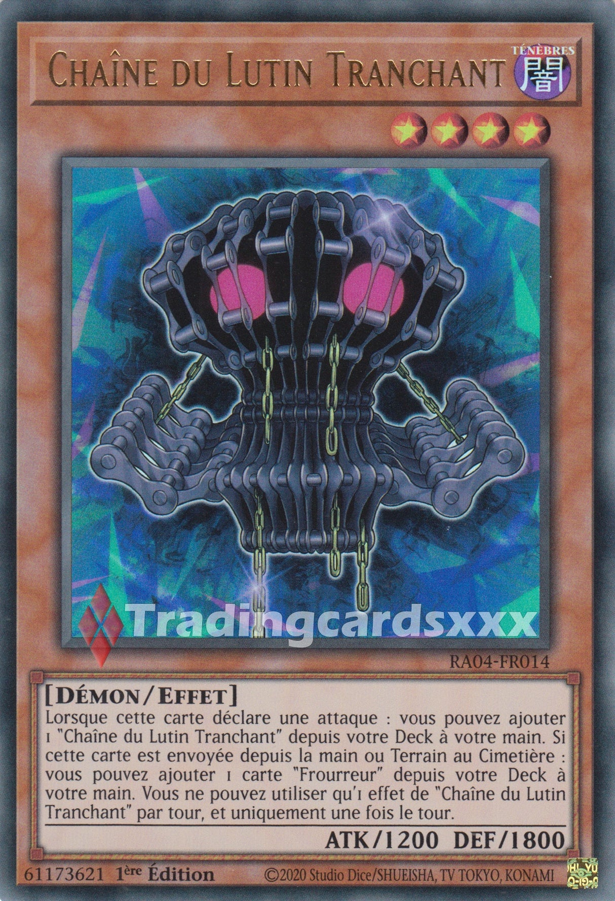 Yu-Gi-Oh! Chaîne du Lutin Tranchant : RA04-FR014