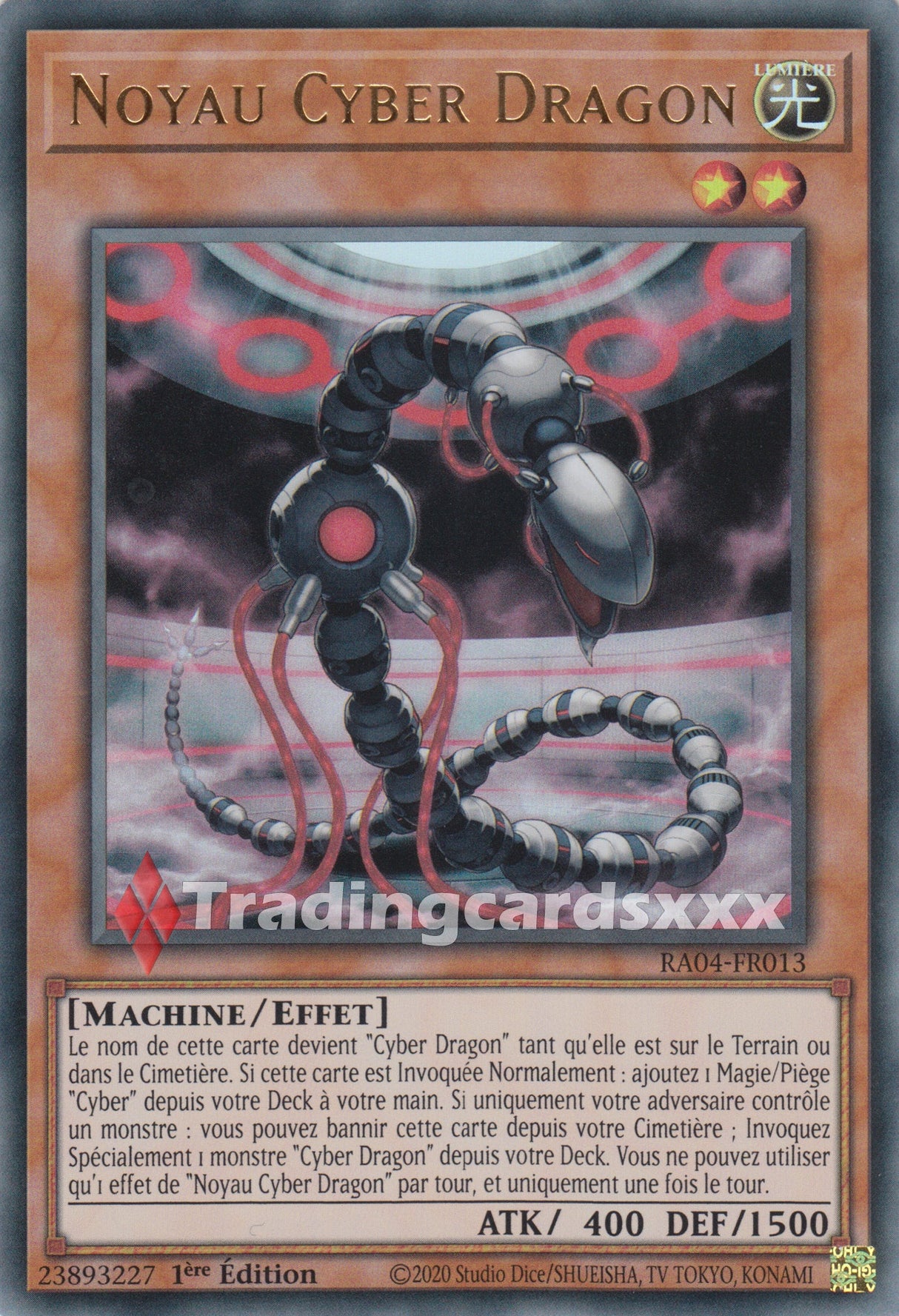 Yu-Gi-Oh! Noyau Cyber Dragon : RA04-FR013