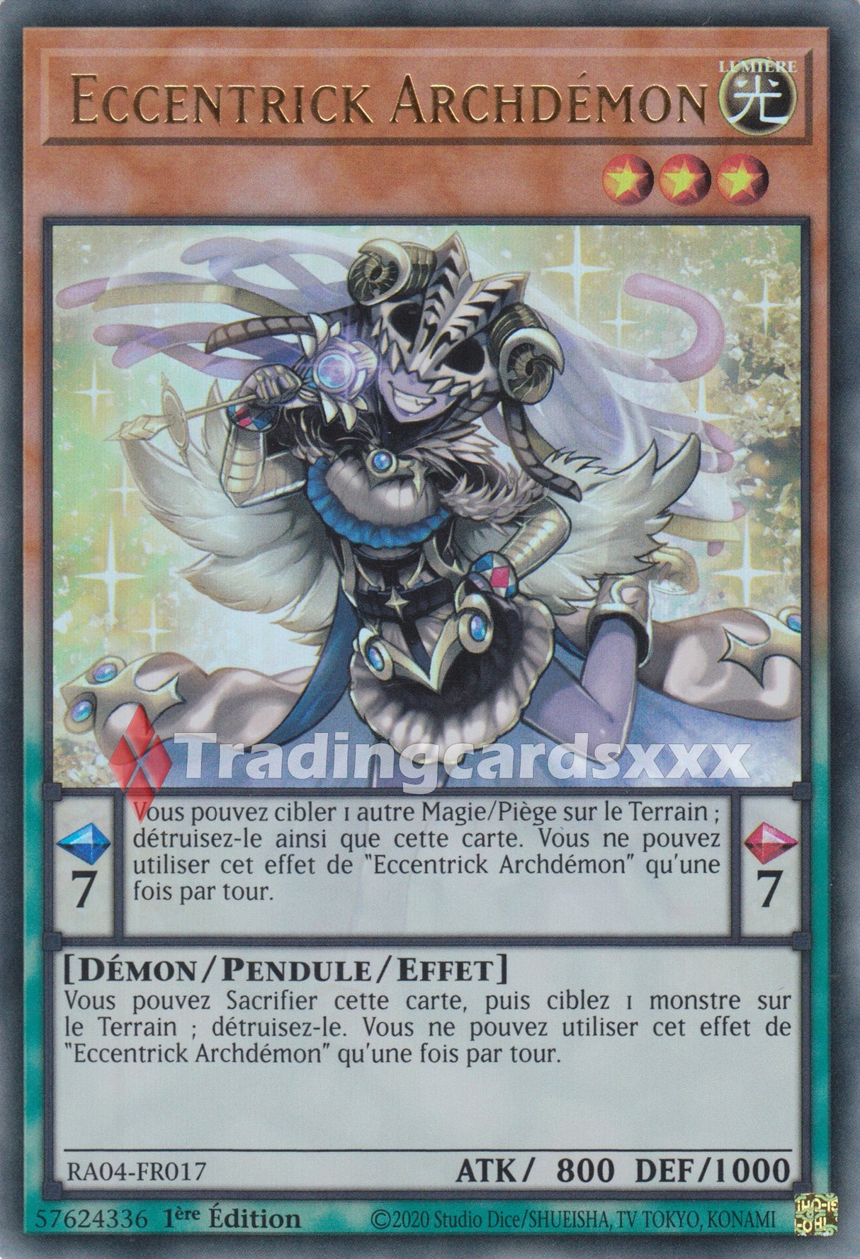 Yu-Gi-Oh! Eccentrick Archdémon : RA04-FR017