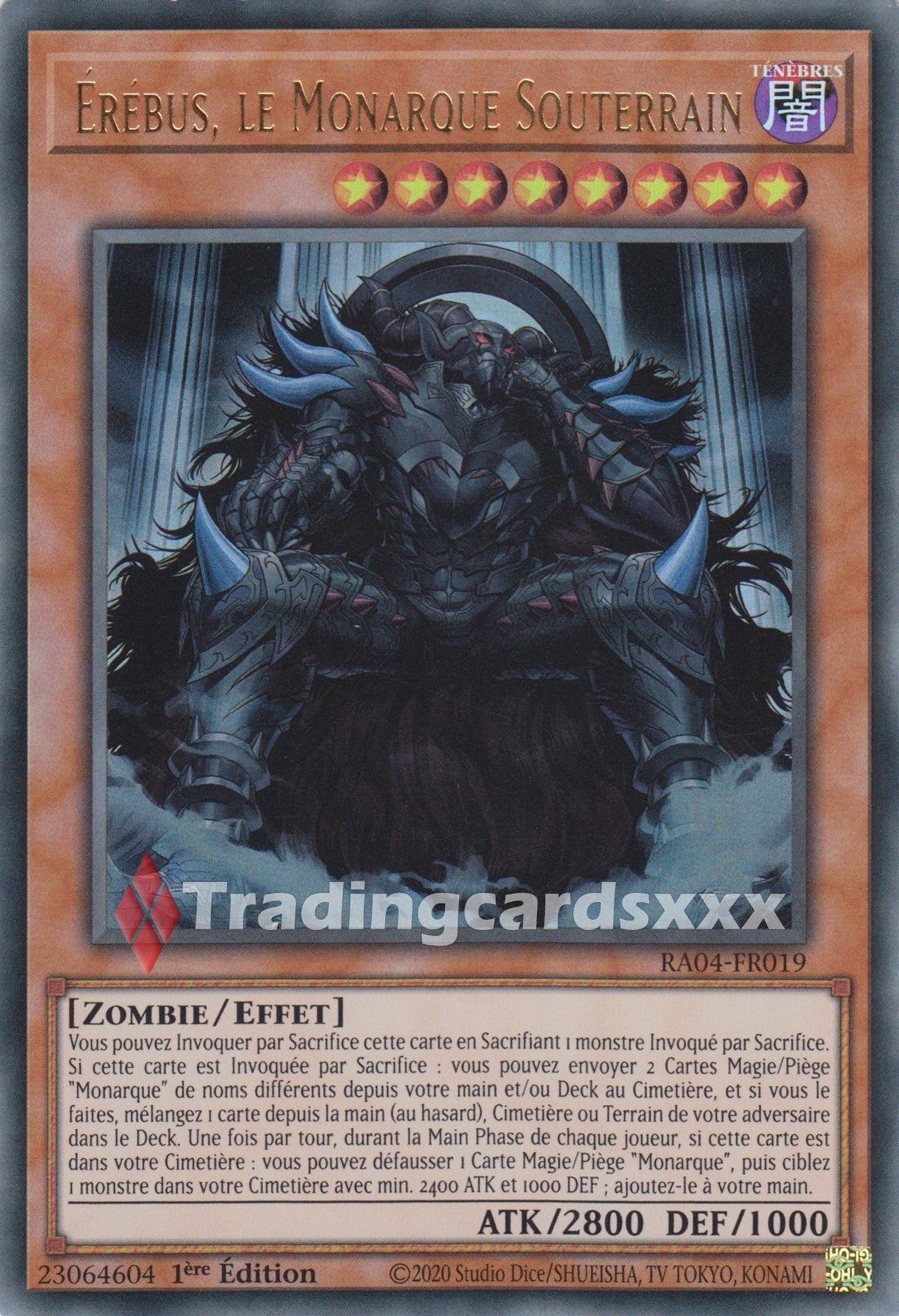 Yu-Gi-Oh! Érébus, le Monarque Souterrain : RA04-FR019