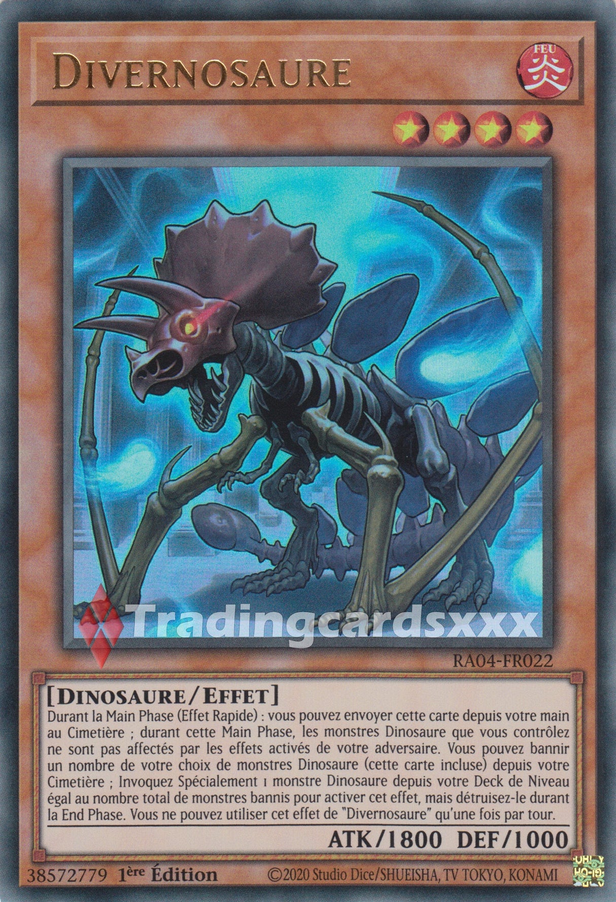 Yu-Gi-Oh! Divernosaure : RA04-FR022