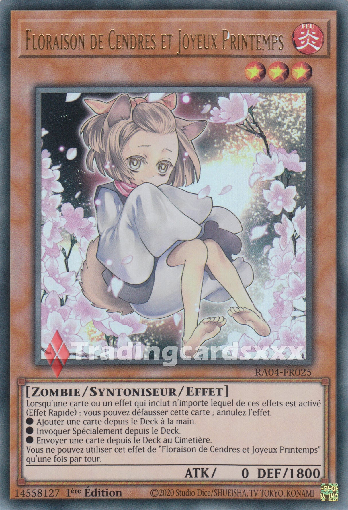Yu-Gi-Oh! Floraison de Cendres et Joyeux Printemps : RA04-FR025