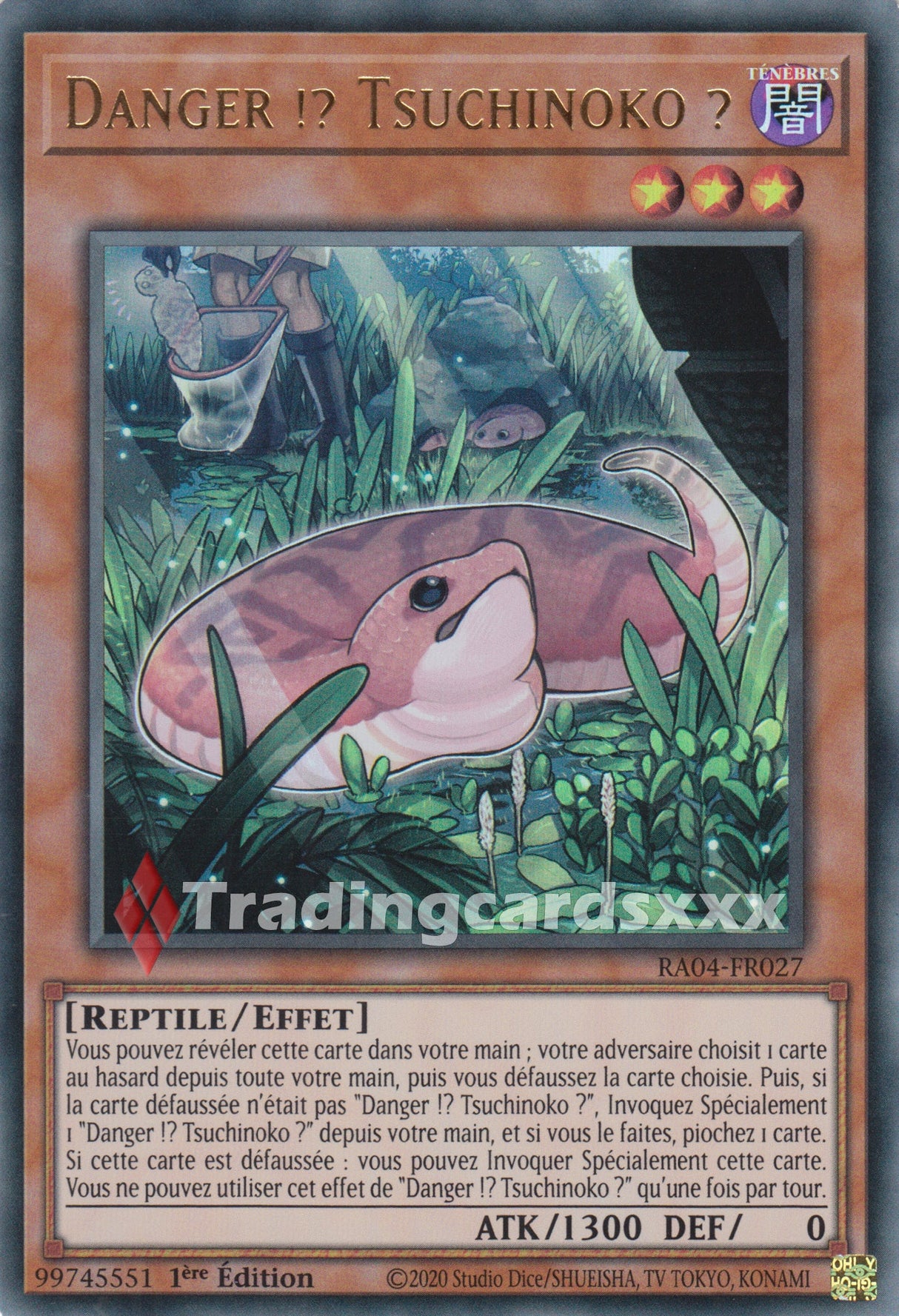 Yu-Gi-Oh! Danger !? Tsuchinoko ? : RA04-FR027