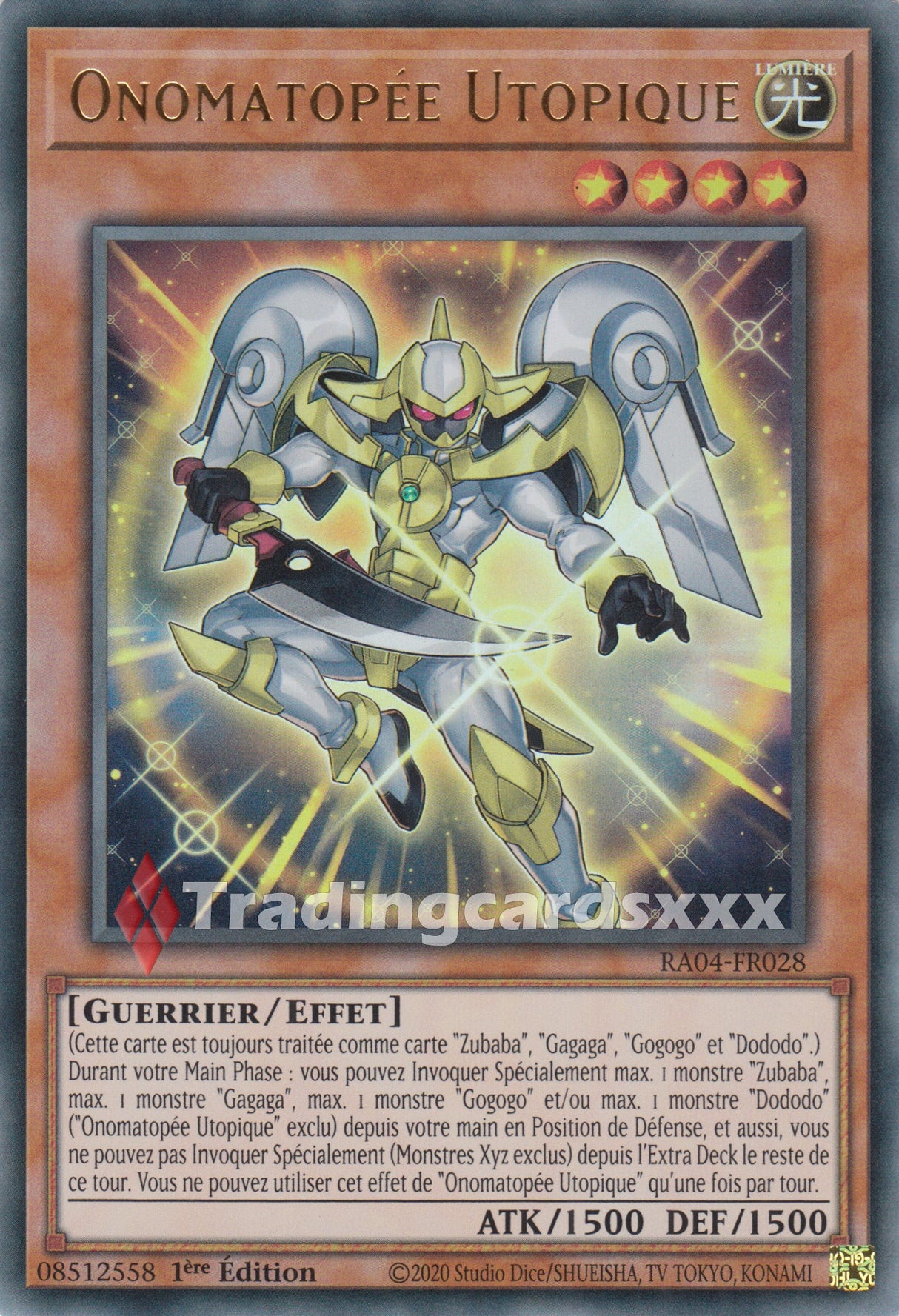 Yu-Gi-Oh! Onomatopée Utopique : RA04-FR028