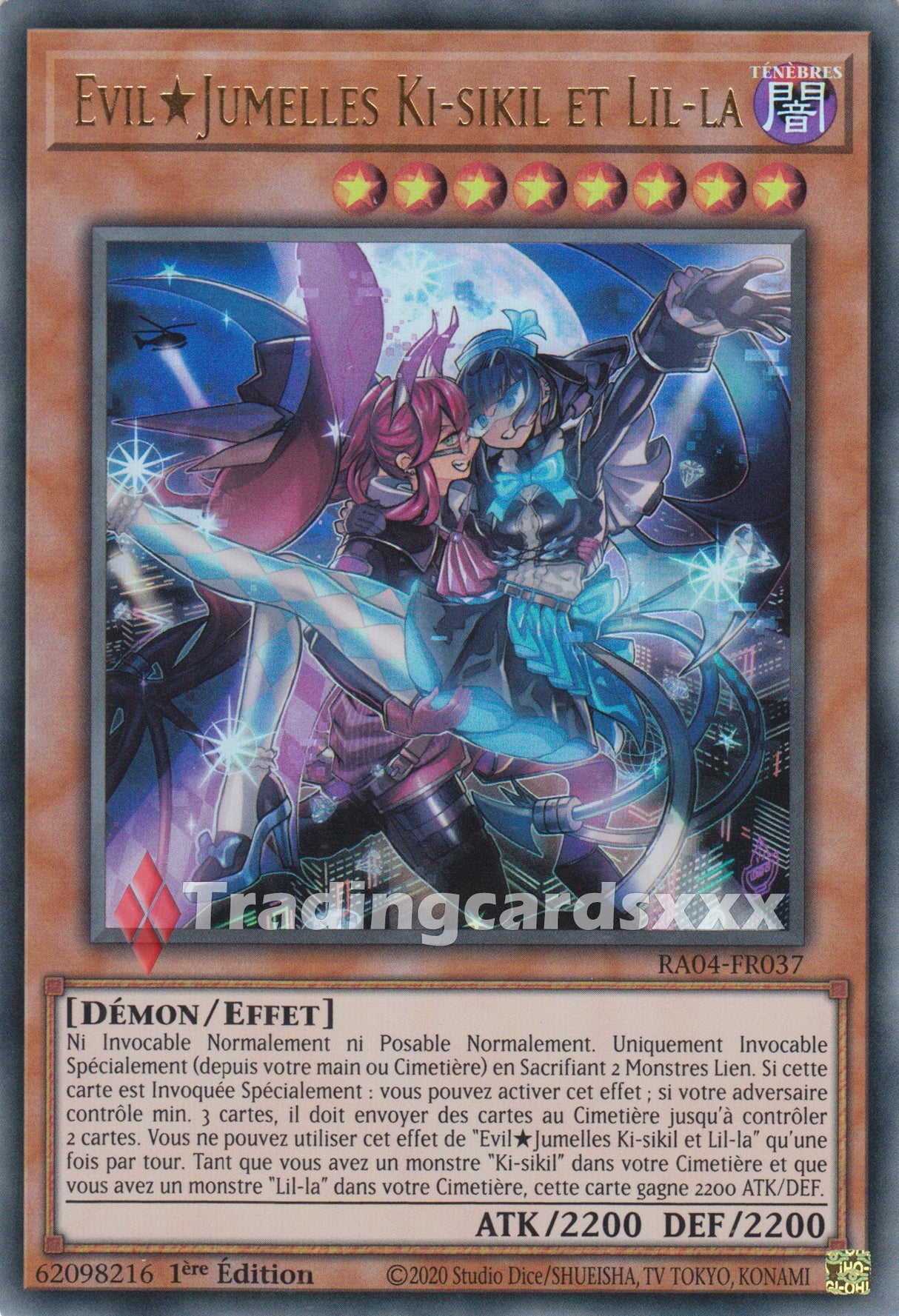 Yu-Gi-Oh! Evil★Jumelles Ki-sikil et Lil-la : RA04-FR037