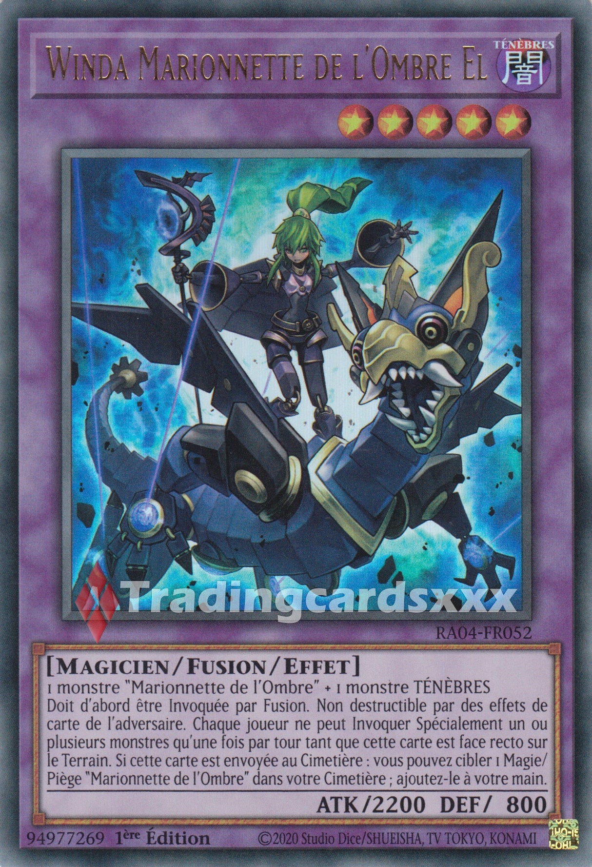 Yu-Gi-Oh! Winda Marionnette de l'Ombre El : RA04-FR052