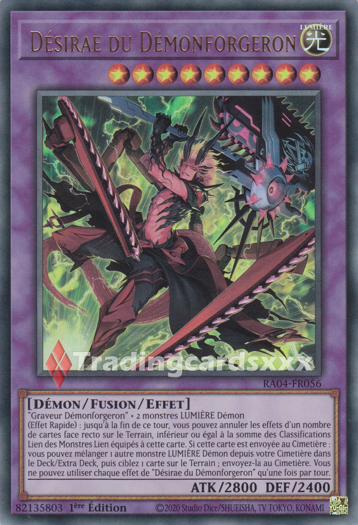 Yu-Gi-Oh! Désirae du Démonforgeron : RA04-FR056