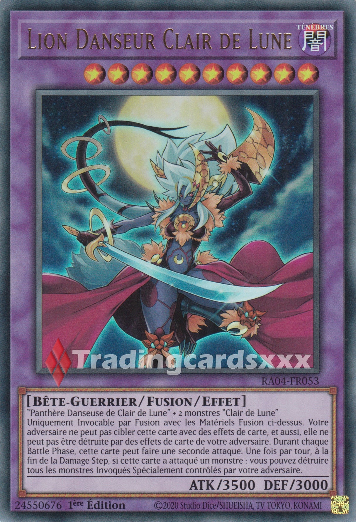 Yu-Gi-Oh! Lion Danseur Clair de Lune : RA04-FR053