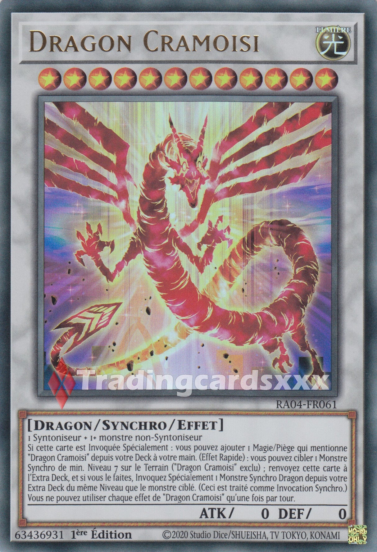 Yu-Gi-Oh! Dragon Cramoisi : RA04-FR061