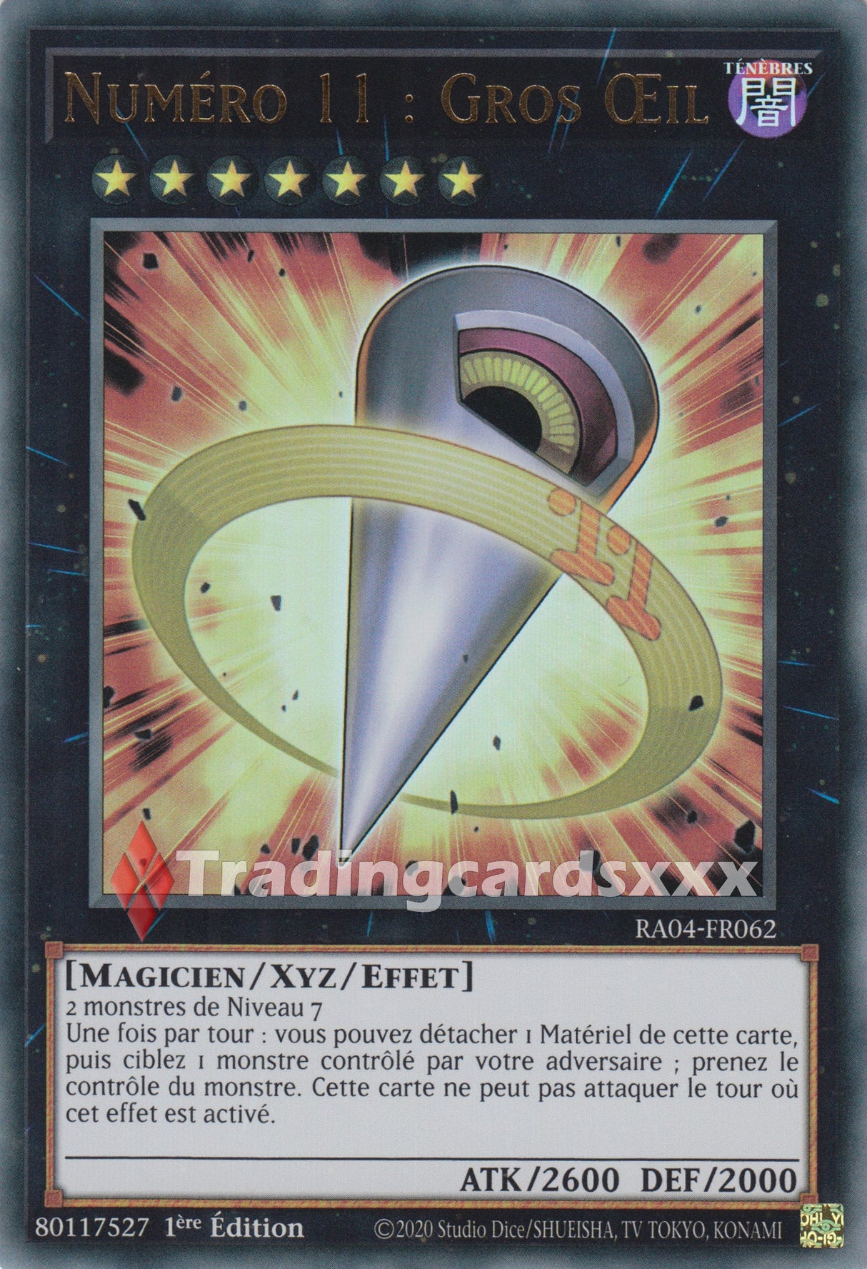 Yu-Gi-Oh! Numéro 11 : Gros Œil : RA04-FR062