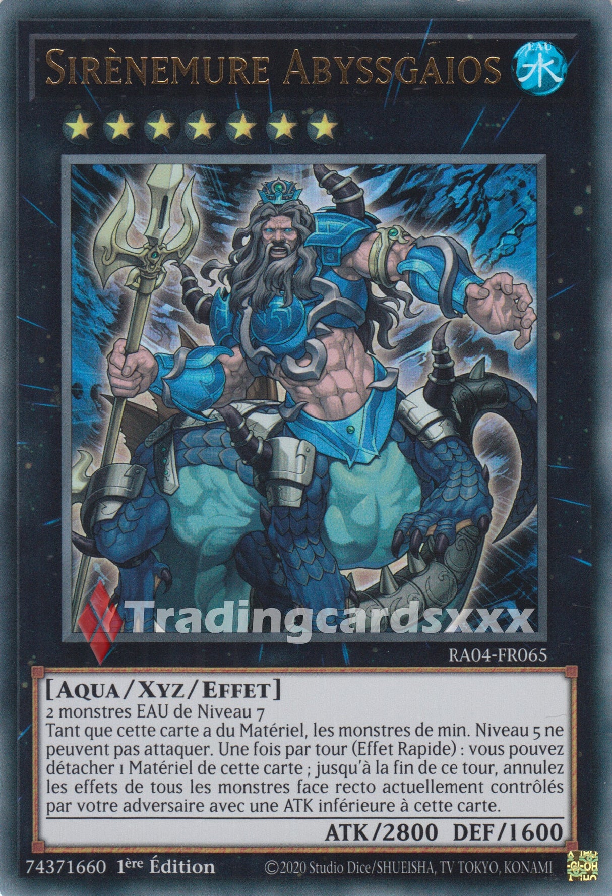 Yu-Gi-Oh! Sirènemure Abyssgaios : RA04-FR065