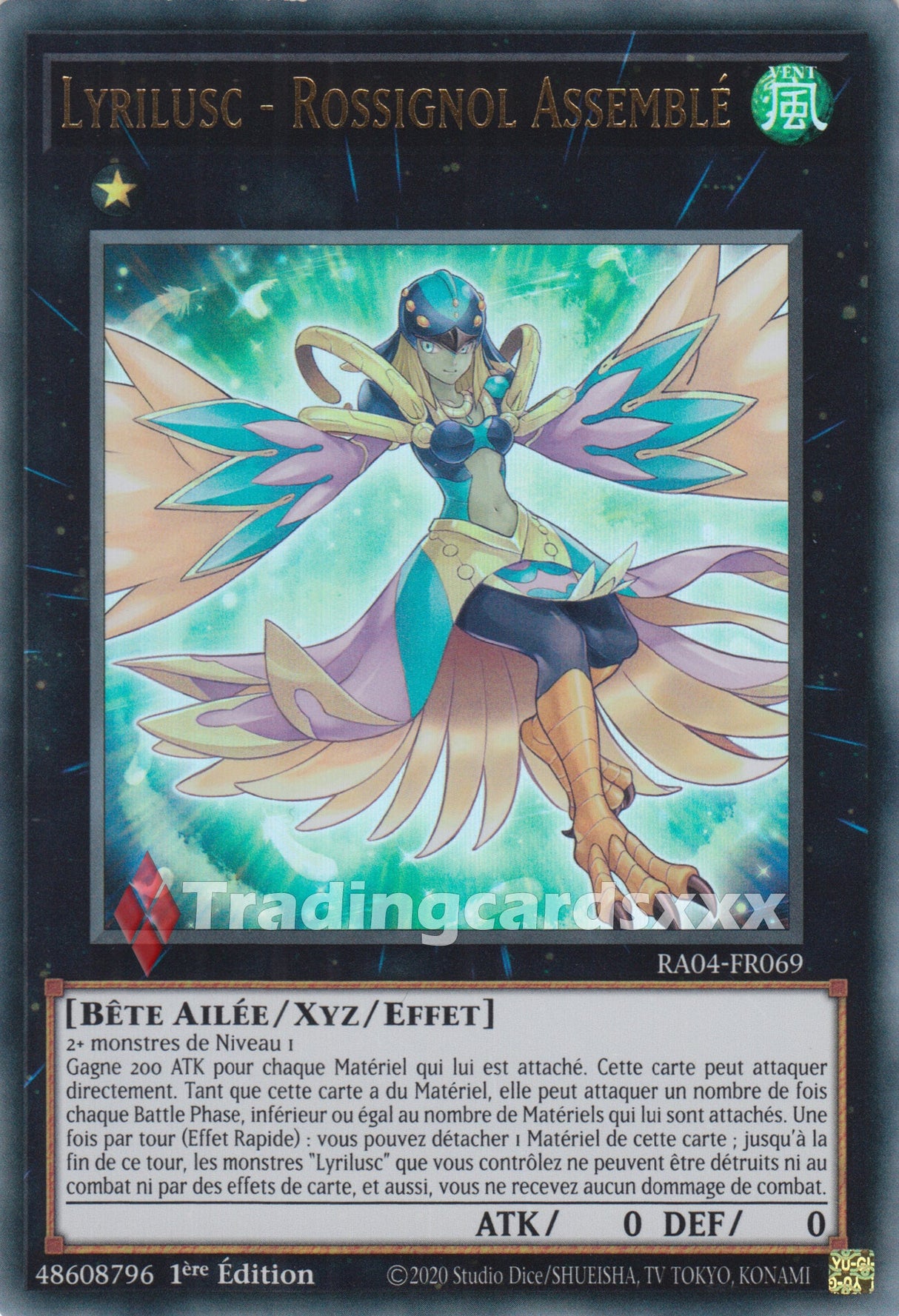 Yu-Gi-Oh! Lyrilusc - Rossignol Assemblé : RA04-FR069