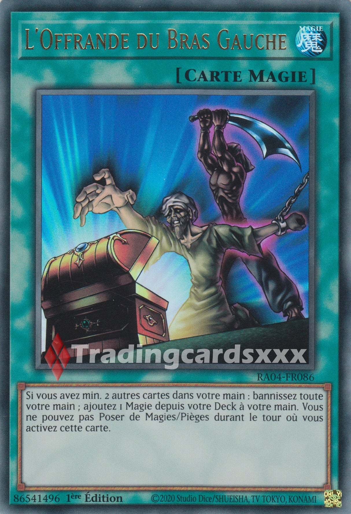 Yu-Gi-Oh! L'Offrande du Bras Gauche : RA04-FR086