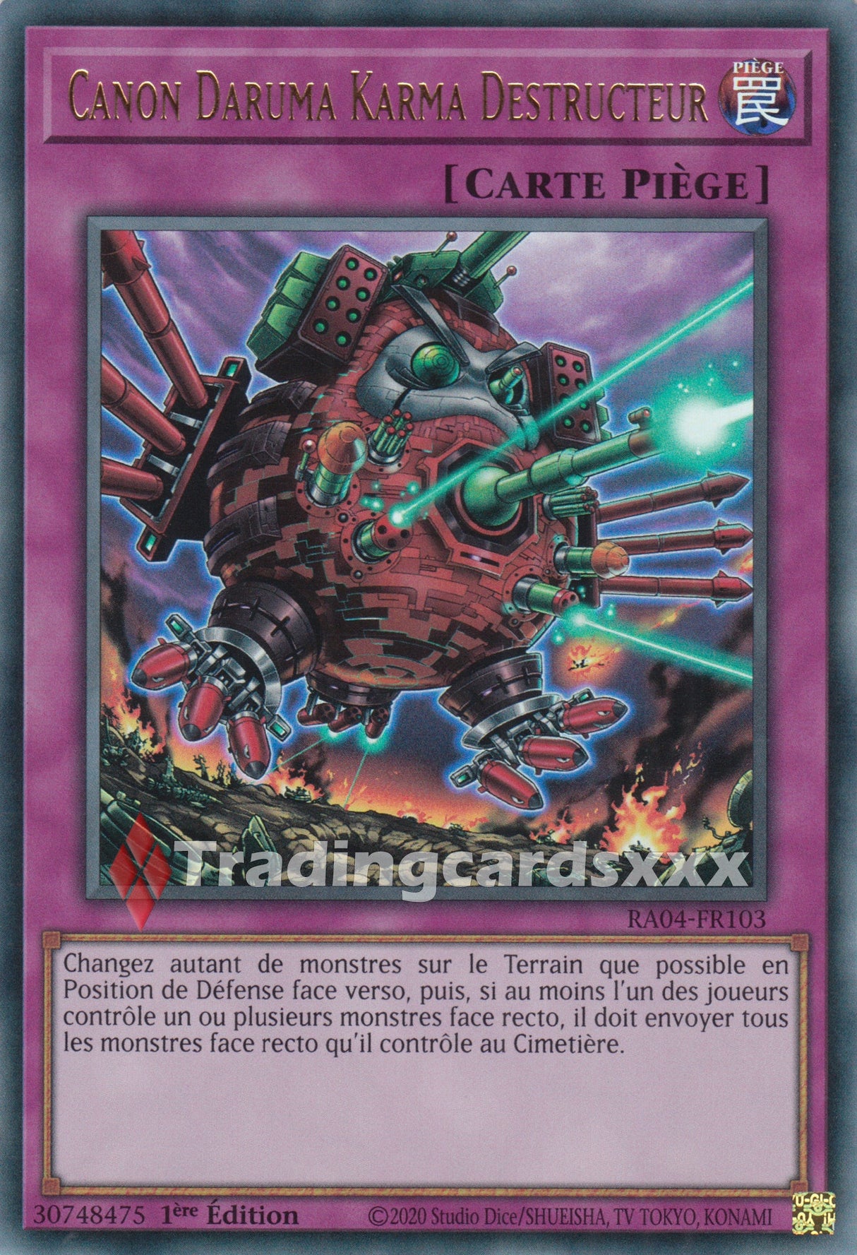 Yu-Gi-Oh! Canon Daruma Karma Destructeur : RA04-FR103