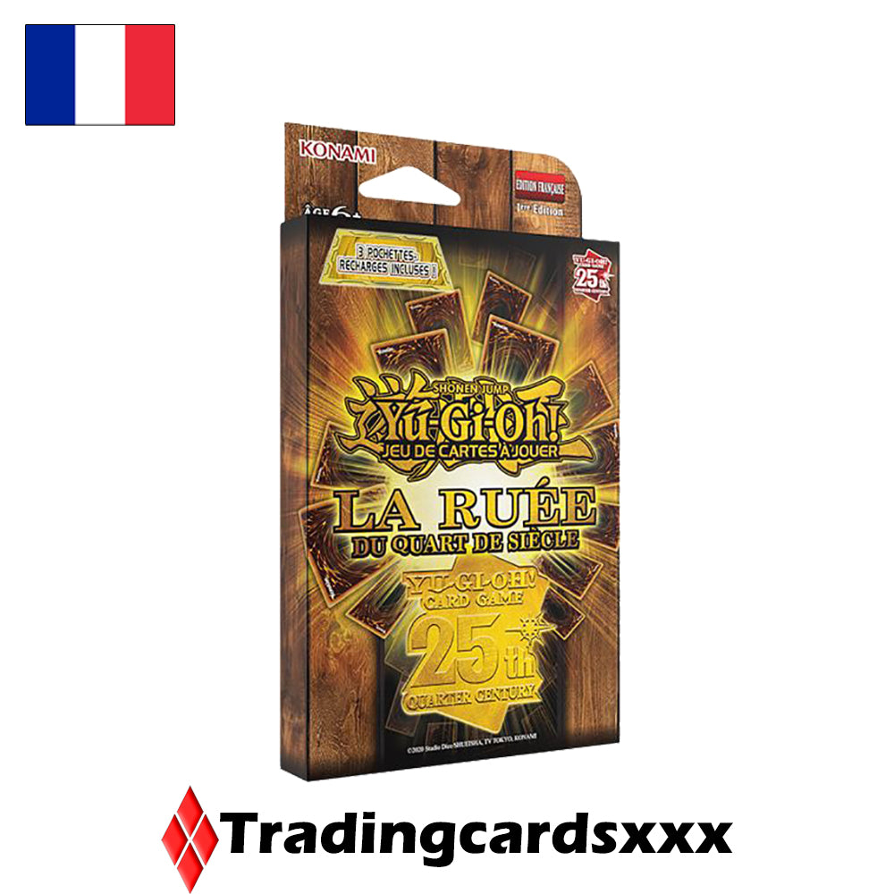 Yu-Gi-Oh! Pack de 3 boosters : La Ruée du Quart de Siècle