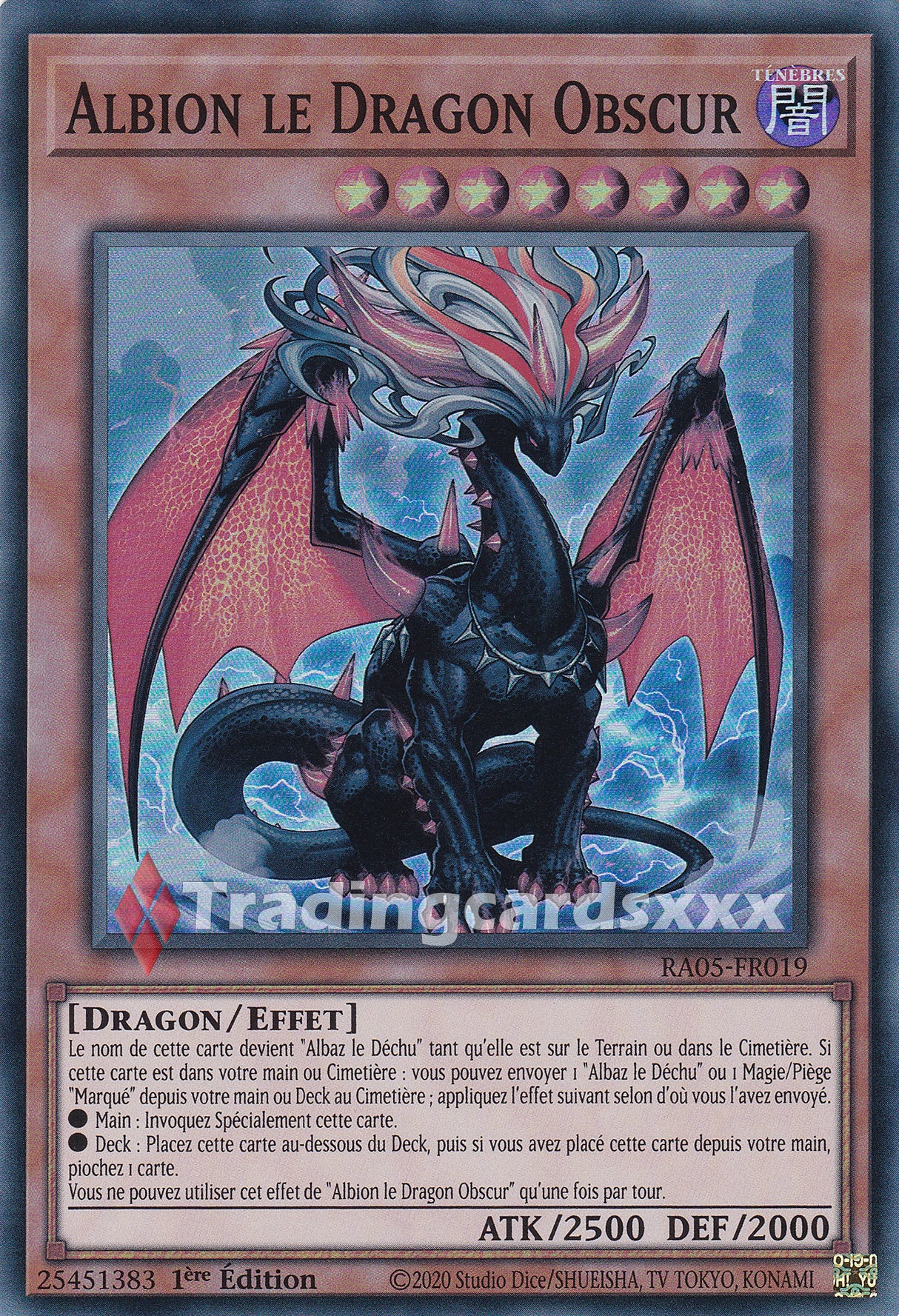 Yu-Gi-Oh! Albion le Dragon Obscur : SR RA05-FR019