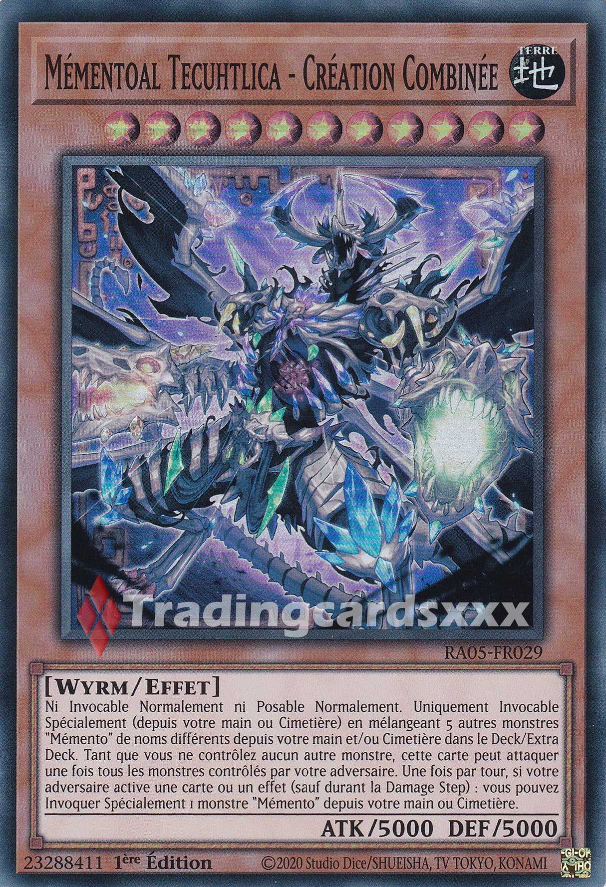 Yu-Gi-Oh! Mémentoal Tecuhtlica - Création Combinée : SR RA05-FR029