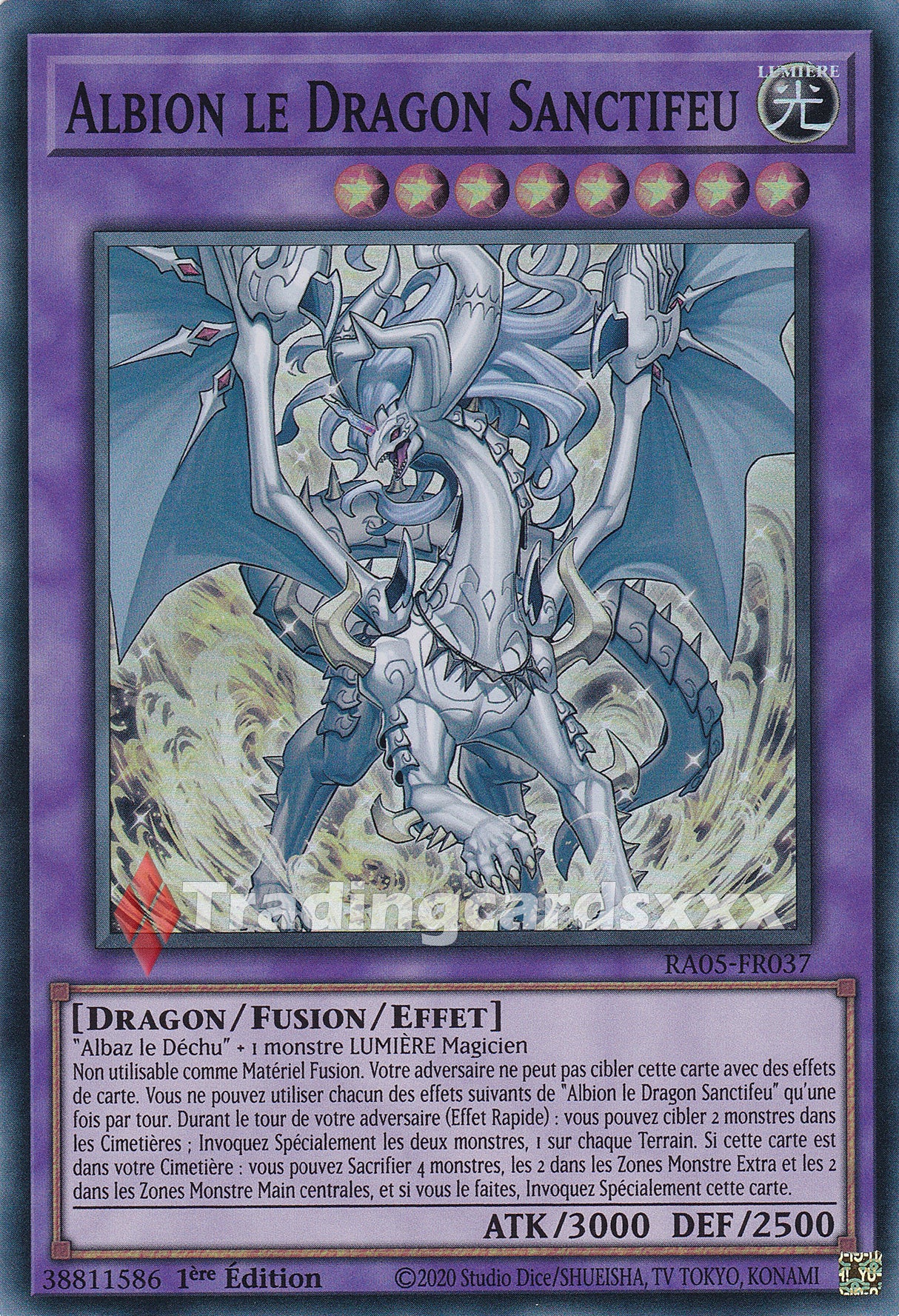 Yu-Gi-Oh! Albion le Dragon Sanctifeu : SR RA05-FR037