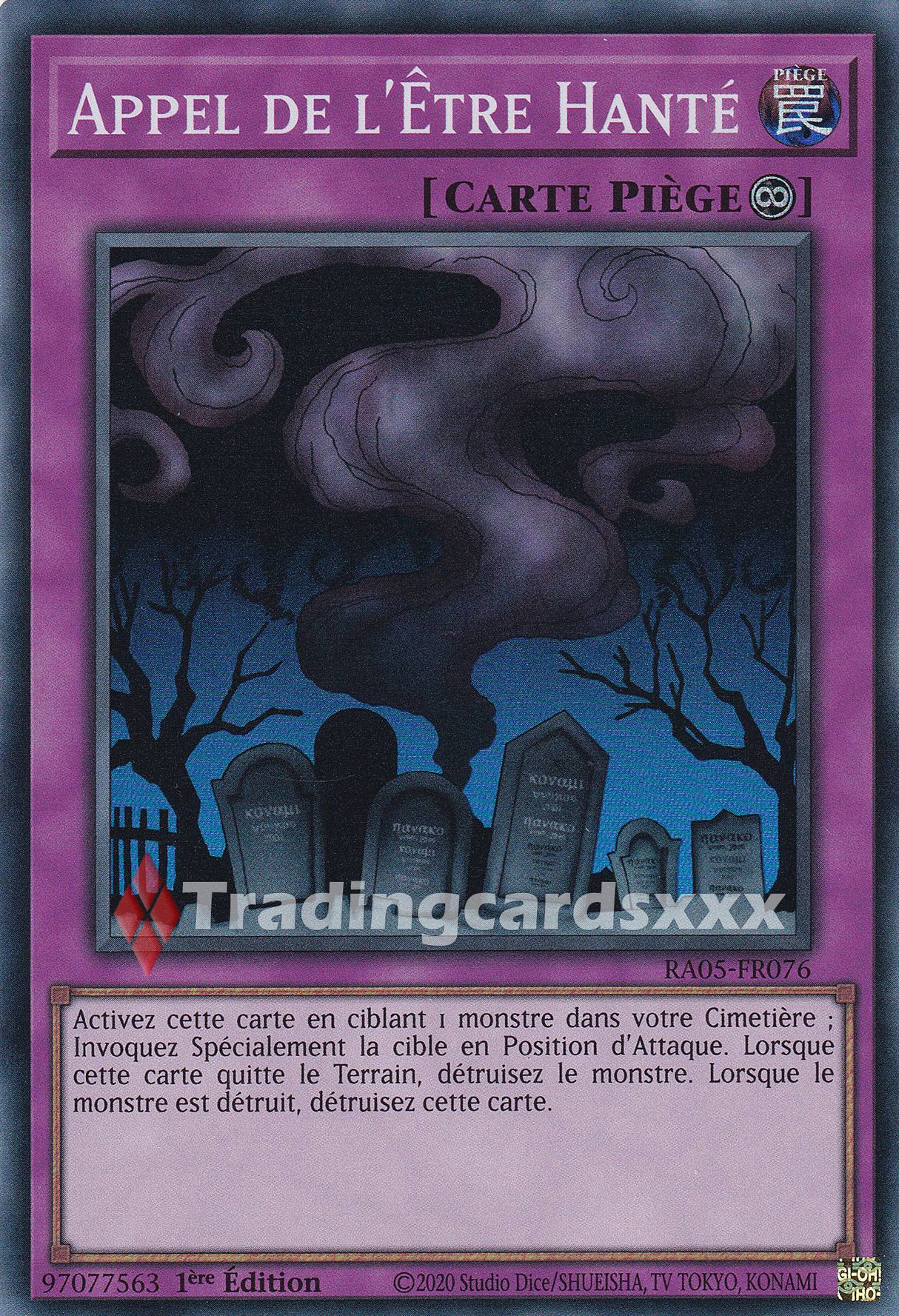 Yu-Gi-Oh! Appel de l'Être Hanté : SR RA05-FR076
