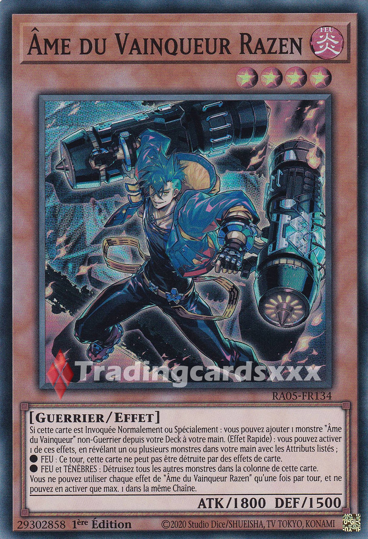 Yu-Gi-Oh! Âme du Vainqueur Razen : SR RA05-FR134