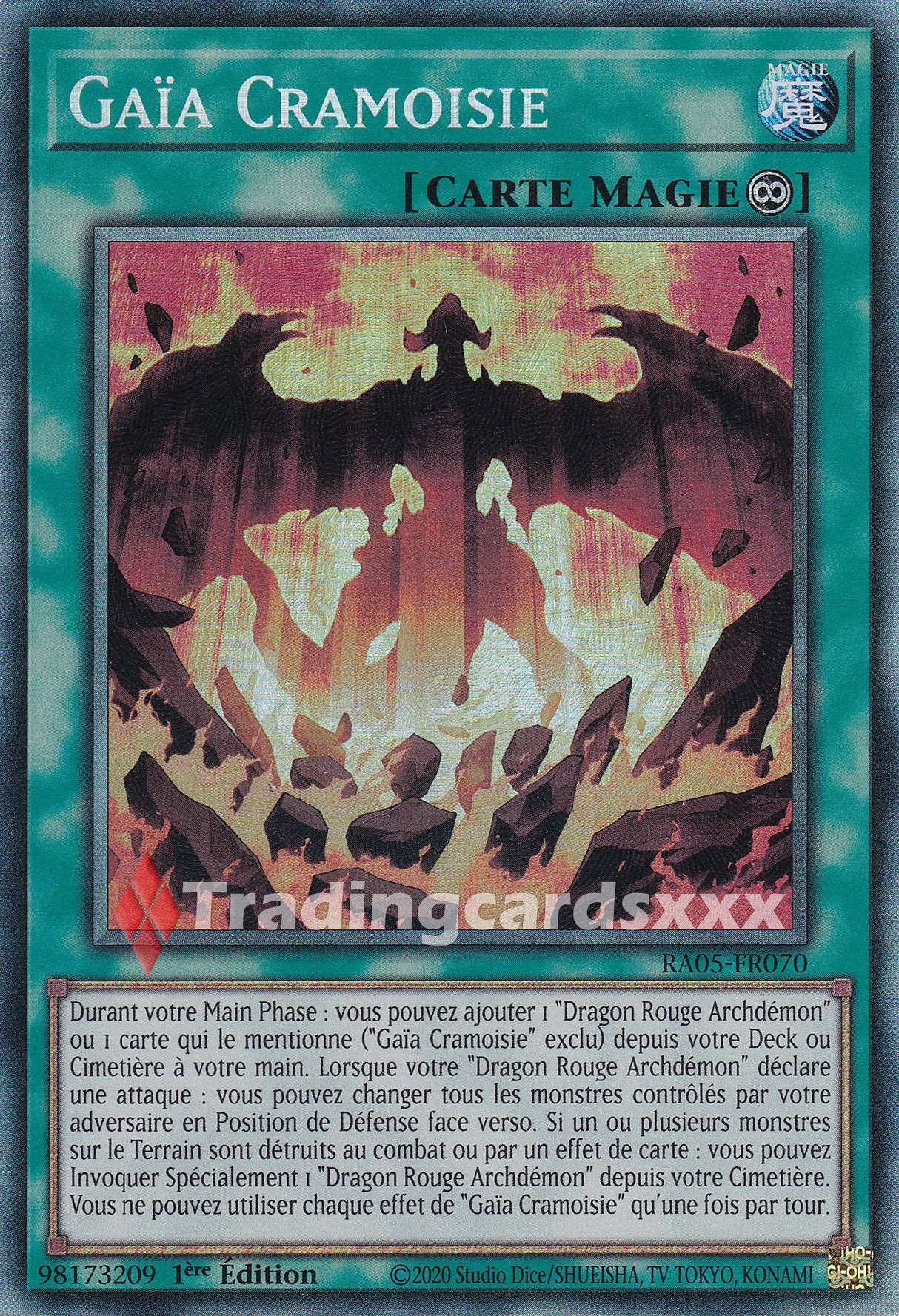 Yu-Gi-Oh! Gaïa Cramoisie : CR RA05-FR070