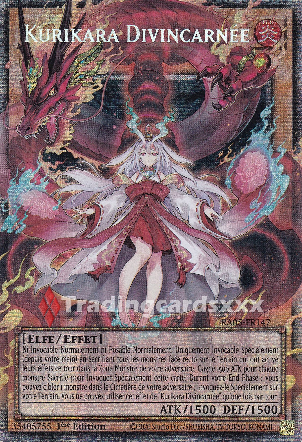 Yu-Gi-Oh! Kurikara Divincarnée : OF STAR RA05-FR147