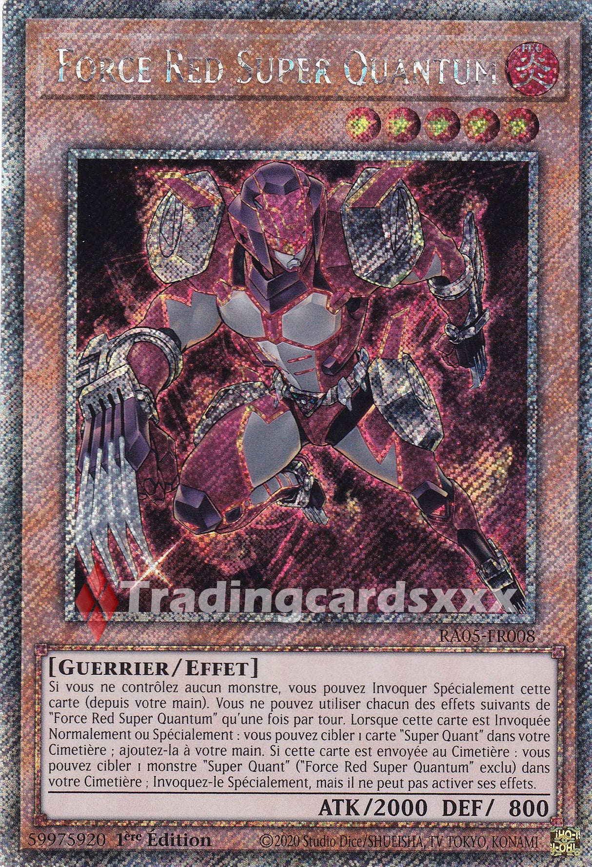 Yu-Gi-Oh! Force Red Super Quantum : PS RA05-FR008