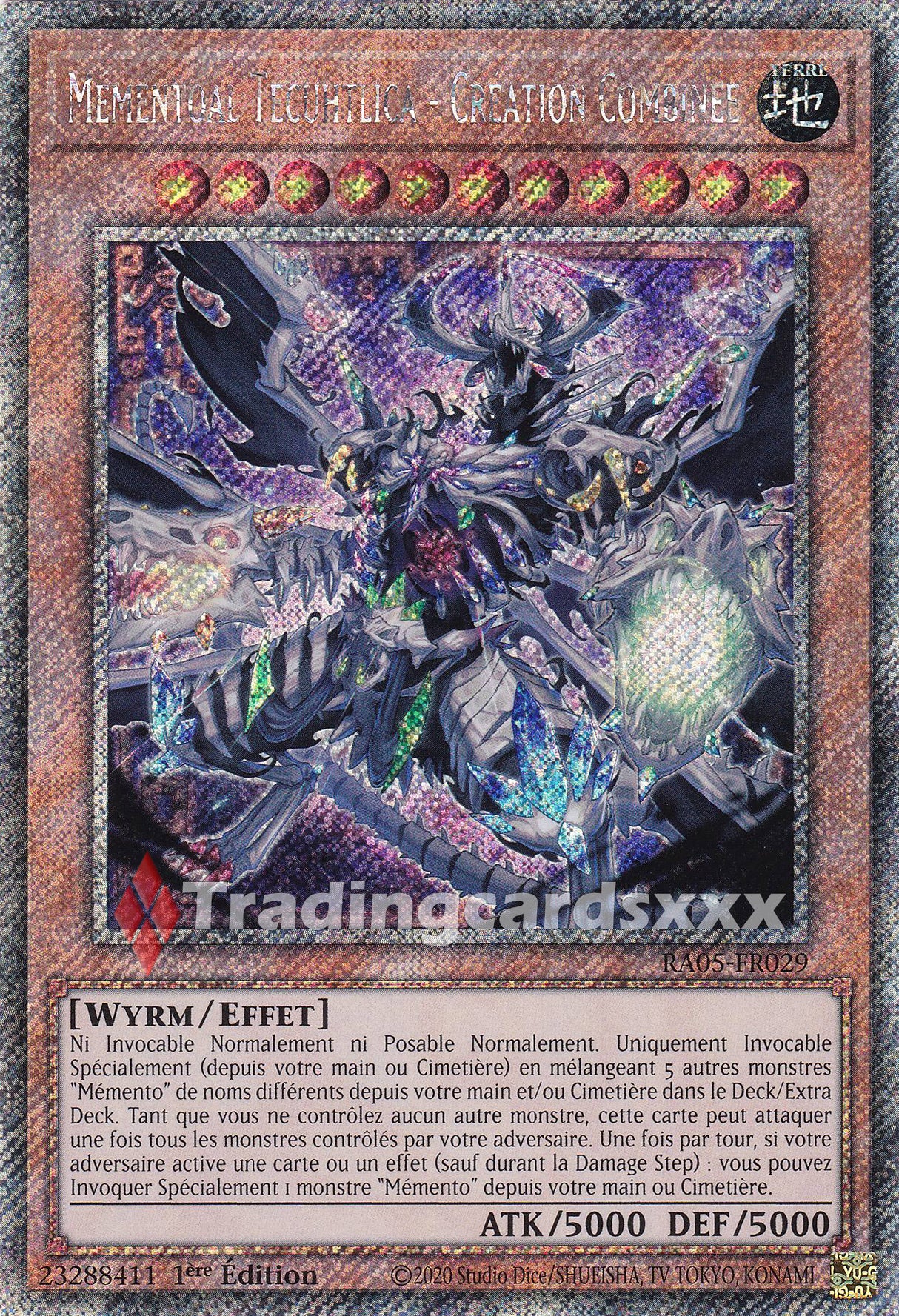 Yu-Gi-Oh! Mémentoal Tecuhtlica - Création Combinée : PS RA05-FR029