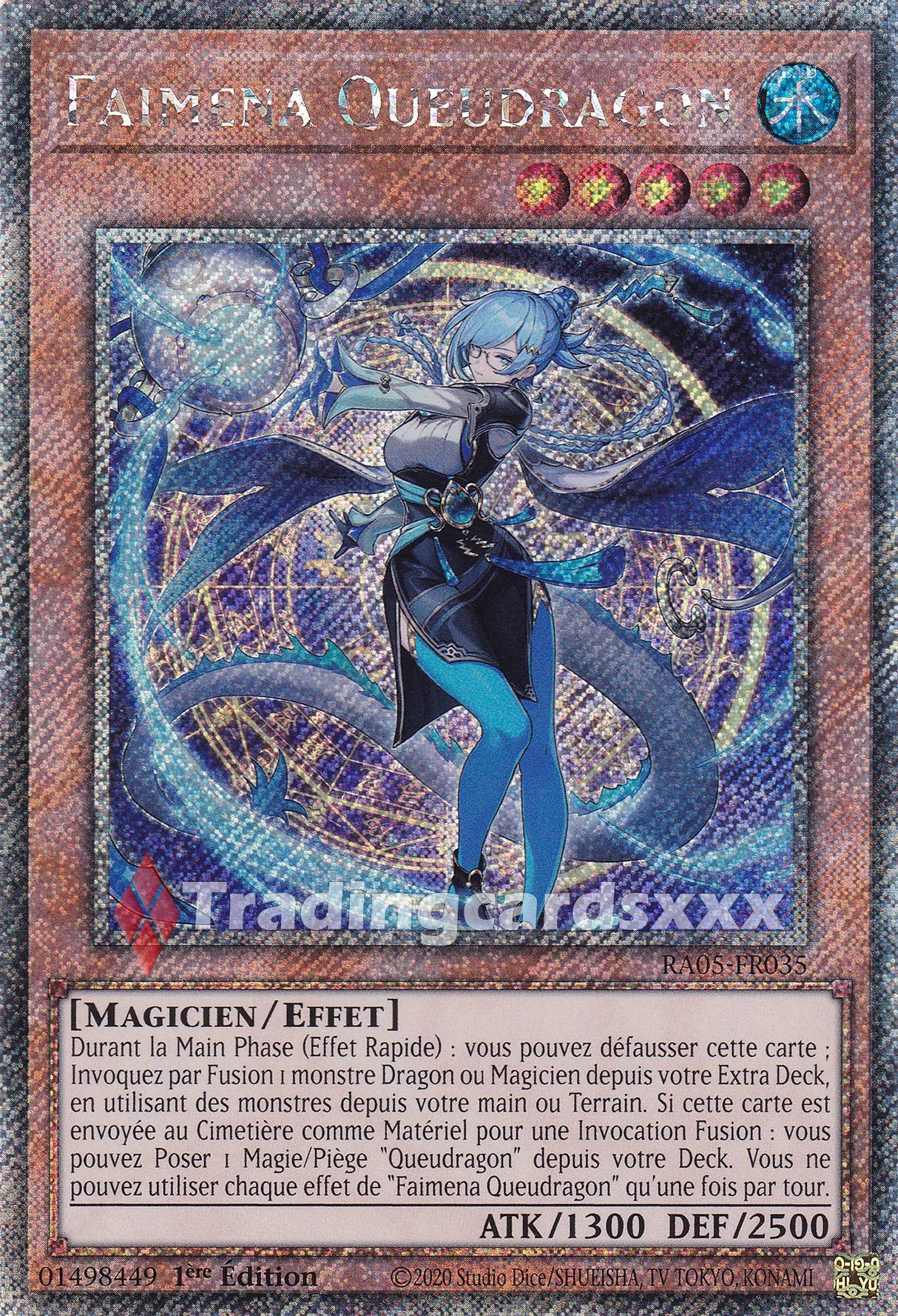Yu-Gi-Oh! Faimena Queudragon : PS RA05-FR035