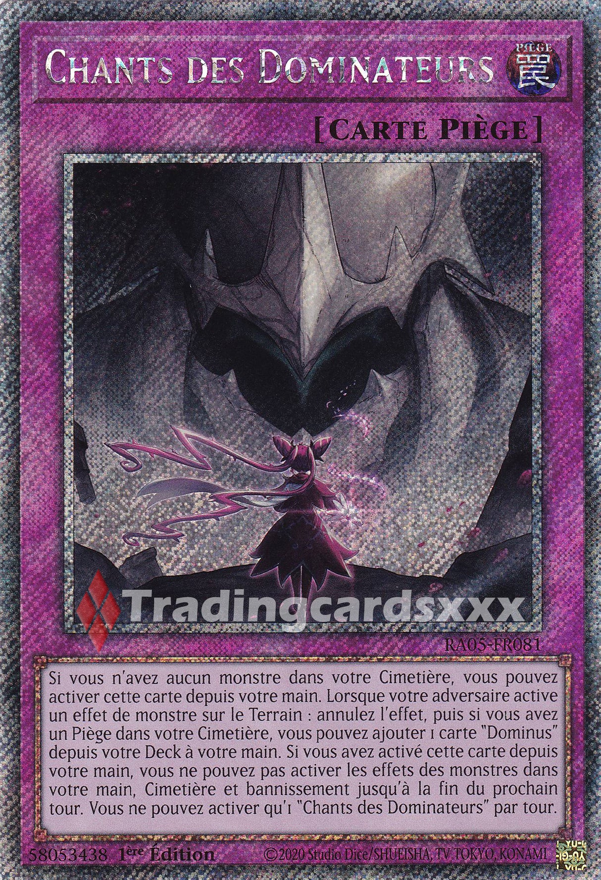 Yu-Gi-Oh! Chants des Dominateurs : PS RA05-FR081
