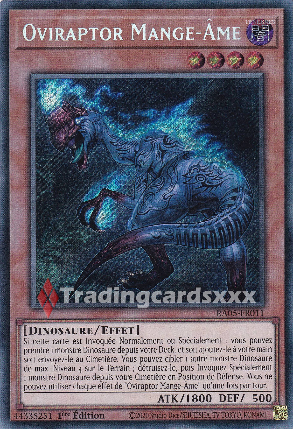 Yu-Gi-Oh! Oviraptor Mange-Âme : SE RA05-FR011