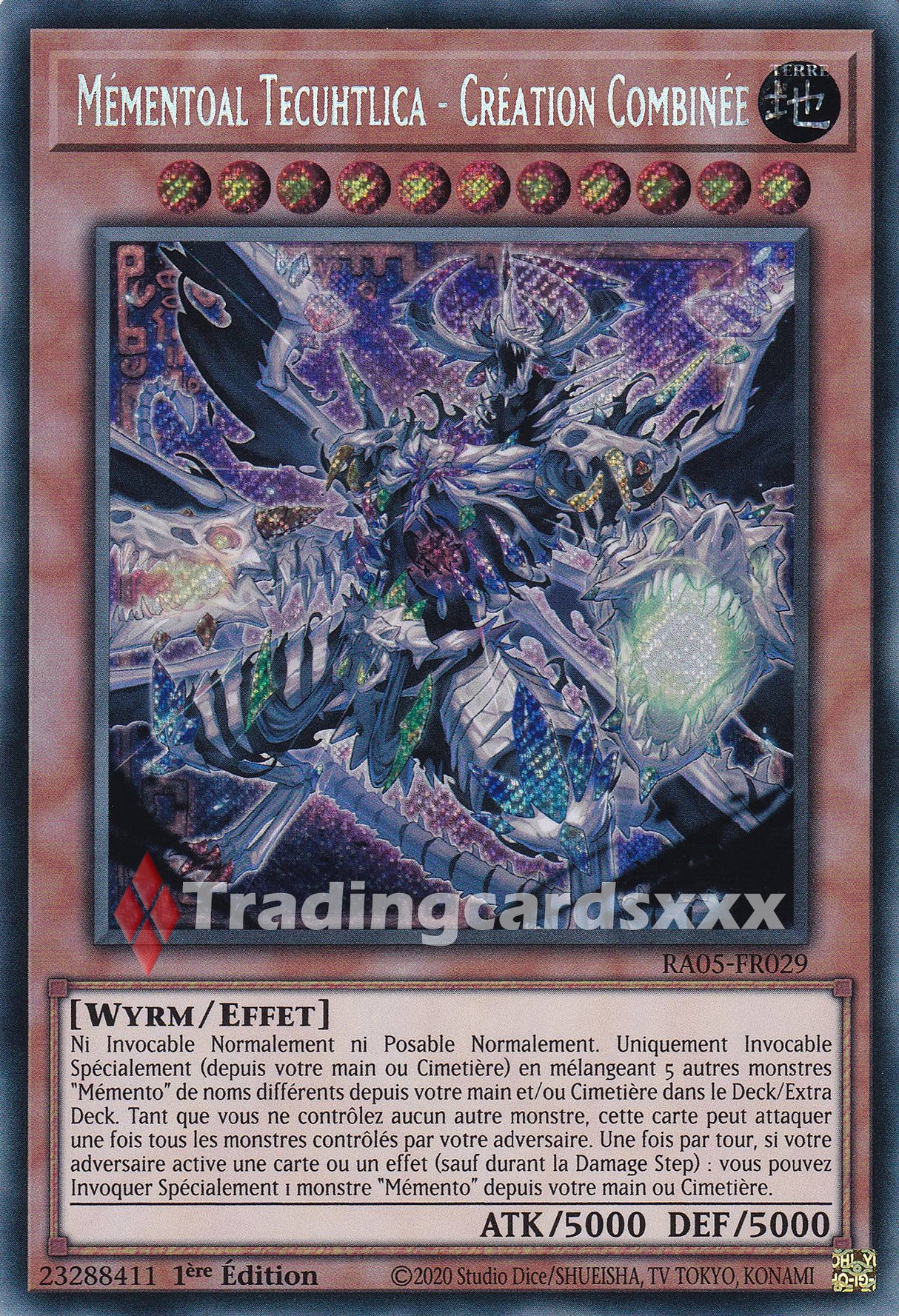 Yu-Gi-Oh! Mémentoal Tecuhtlica - Création Combinée : SE RA05-FR029