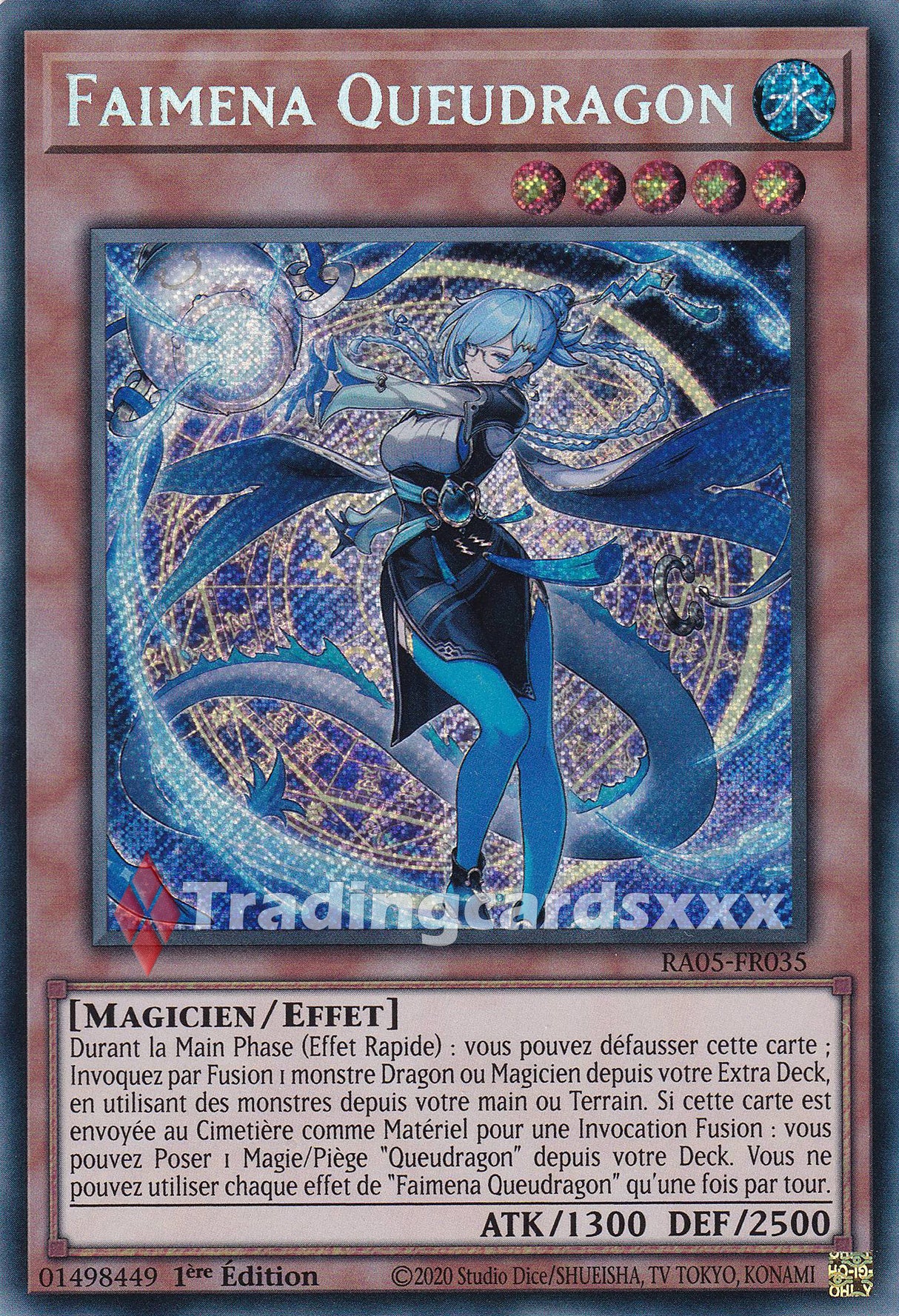 Yu-Gi-Oh! Faimena Queudragon : SE RA05-FR035