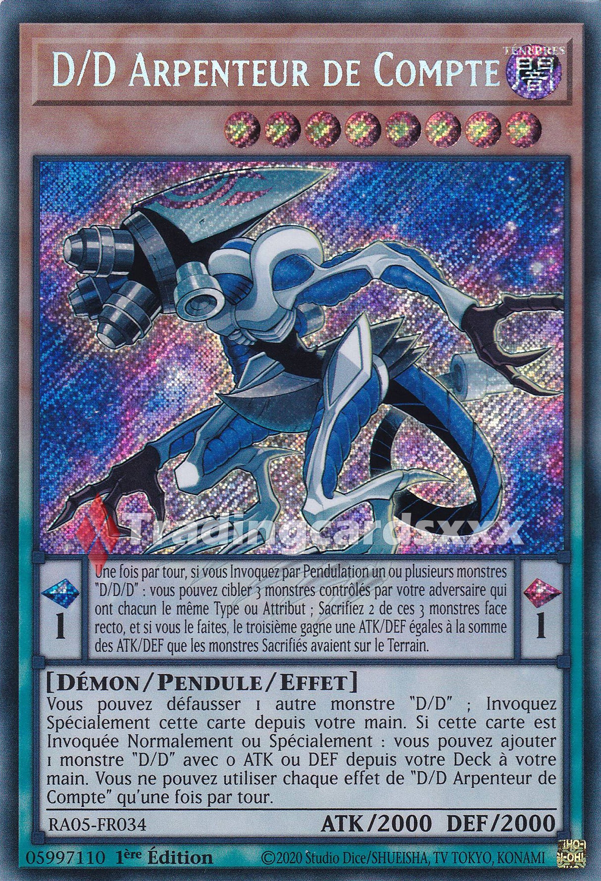 Yu-Gi-Oh! D/D Arpenteur de Compte : SE RA05-FR034