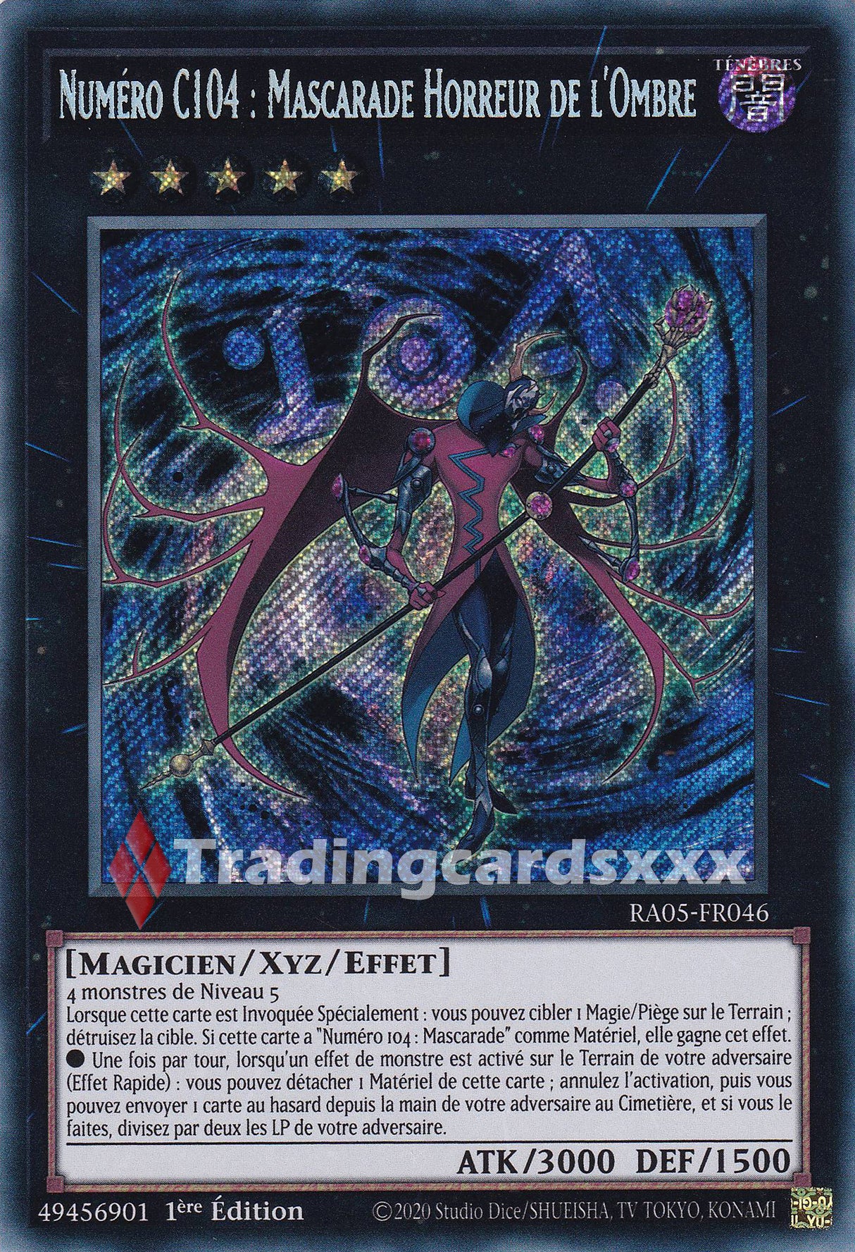Yu-Gi-Oh! Numéro C104 : Mascarade Horreur de l'Ombre : SE RA05-FR046