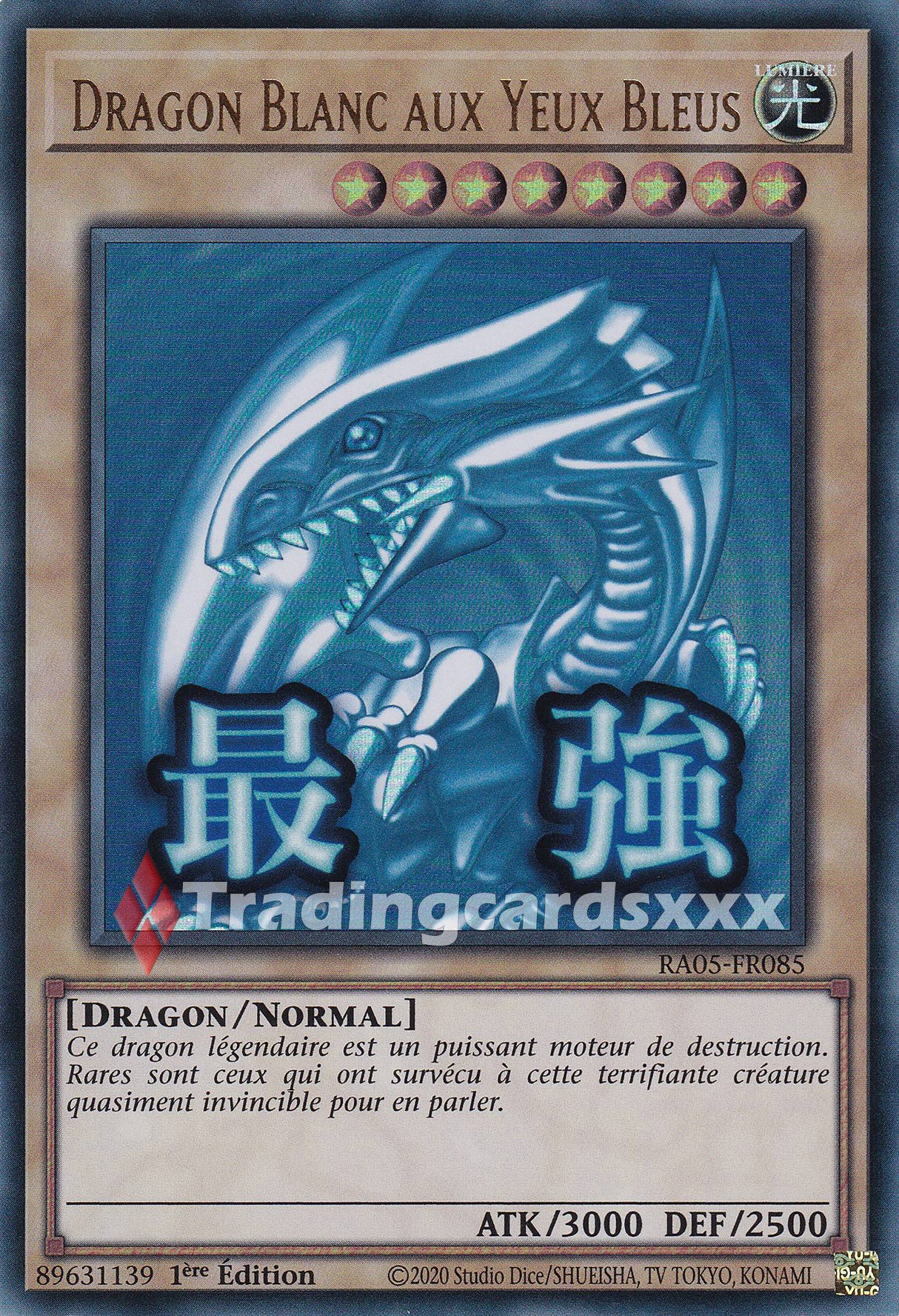 Yu-Gi-Oh! Dragon Blanc aux Yeux Bleus : ALT UR RA05-FR085