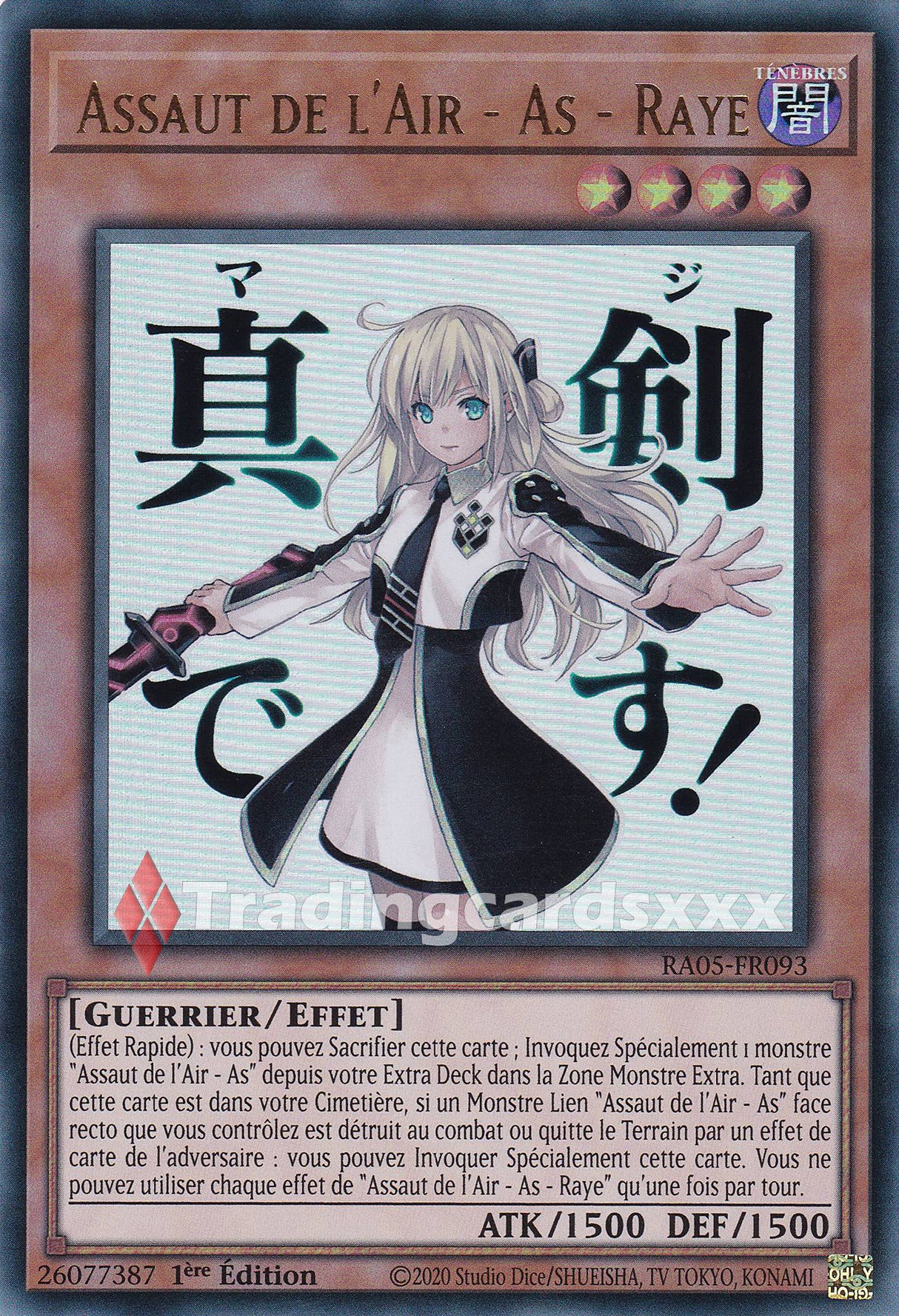 Yu-Gi-Oh! Assaut de l'Air - As - Raye : ALT UR RA05-FR093