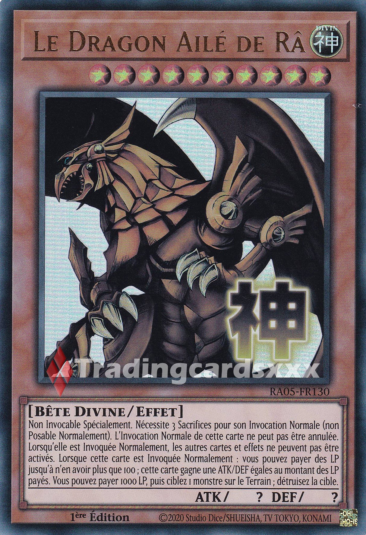 Yu-Gi-Oh! Le Dragon Ailé de Râ : ALT UR RA05-FR130