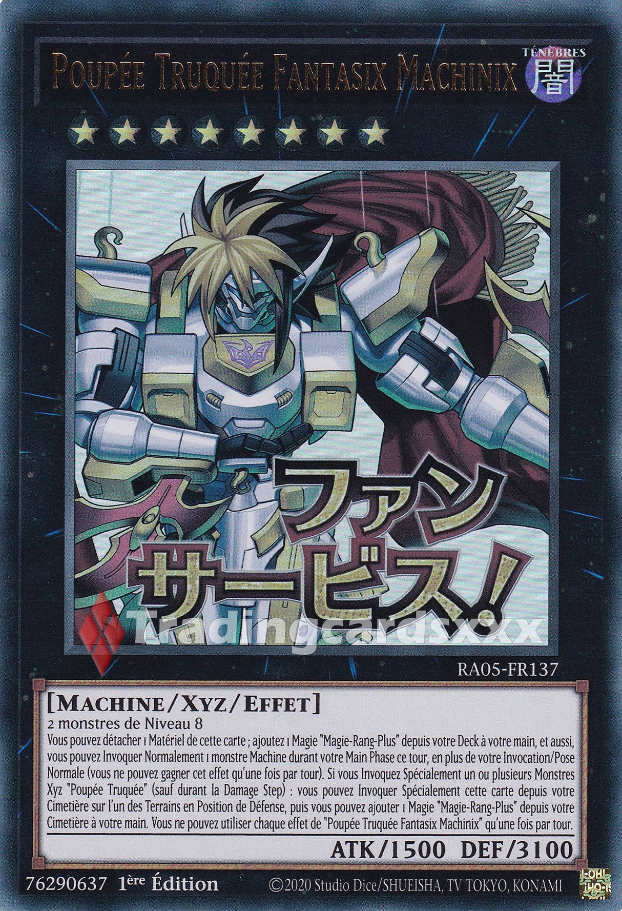 Yu-Gi-Oh! Poupée Truquée Fantasix Machinix : ALT UR RA05-FR137