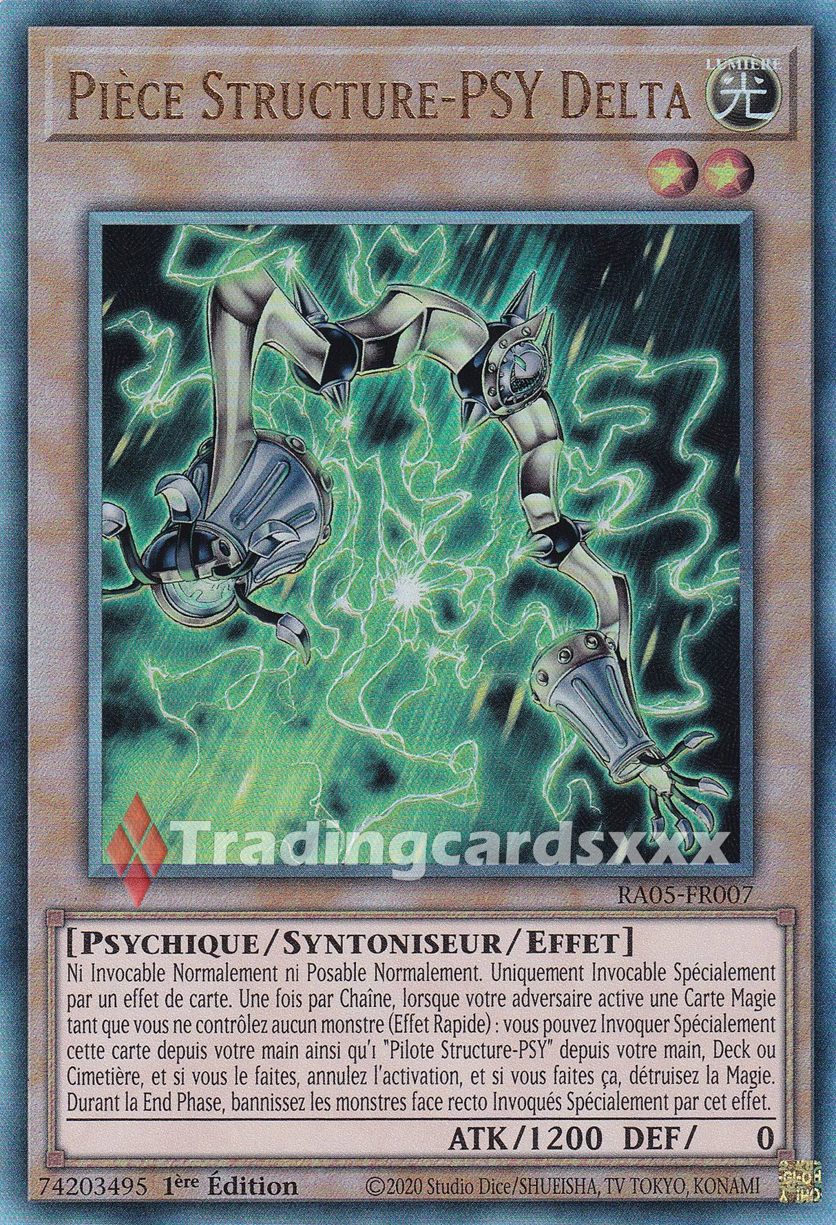 Yu-Gi-Oh! Pièce Structure-PSY Delta : UL RA05-FR007