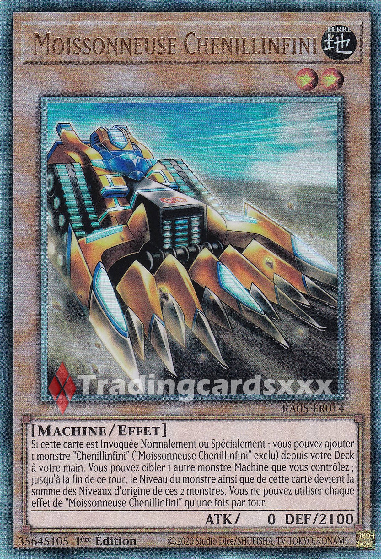 Yu-Gi-Oh! Moissonneuse Chenillinfini : UL RA05-FR014