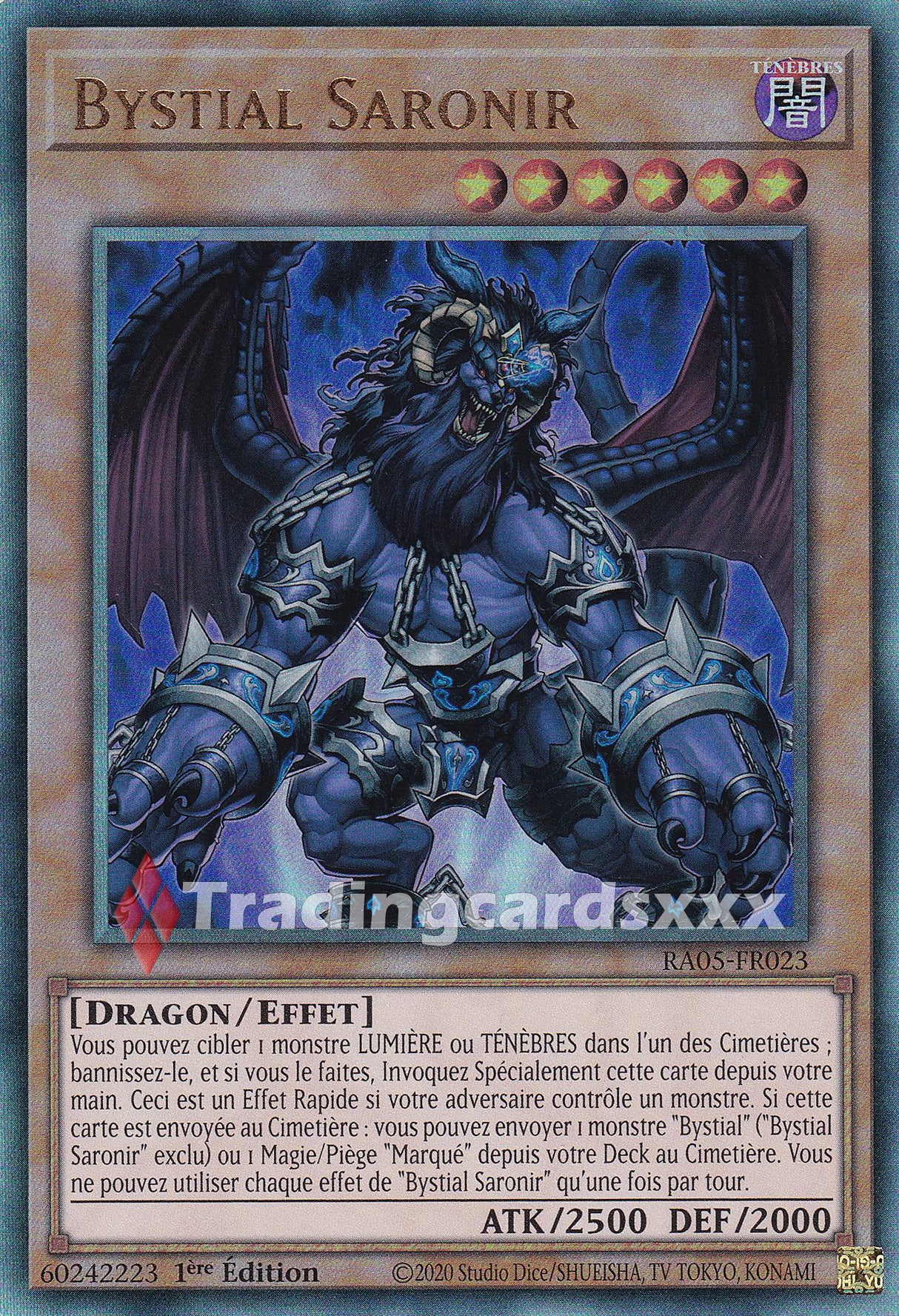 Yu-Gi-Oh! Bystial Saronir : UL RA05-FR023