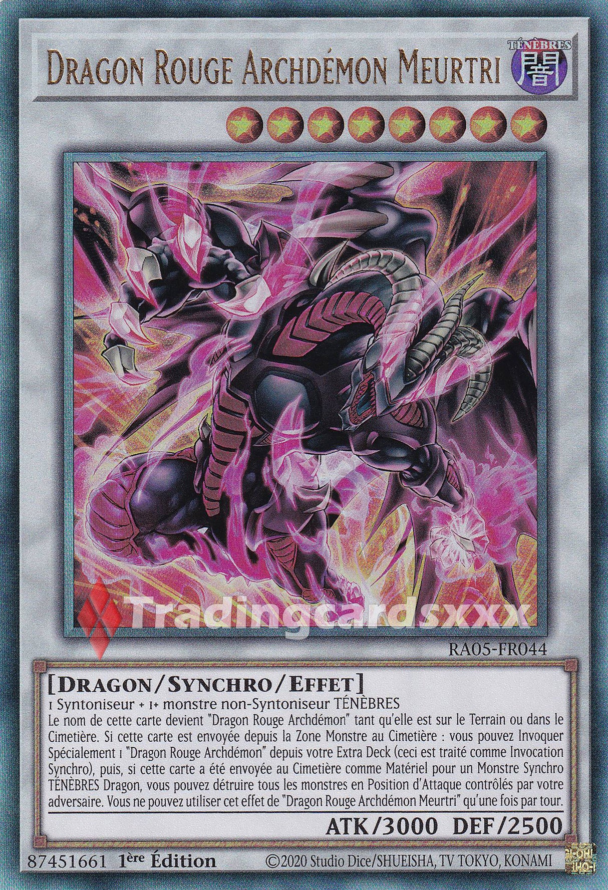 Yu-Gi-Oh! Dragon Rouge Archdémon Meurtri : UL RA05-FR044
