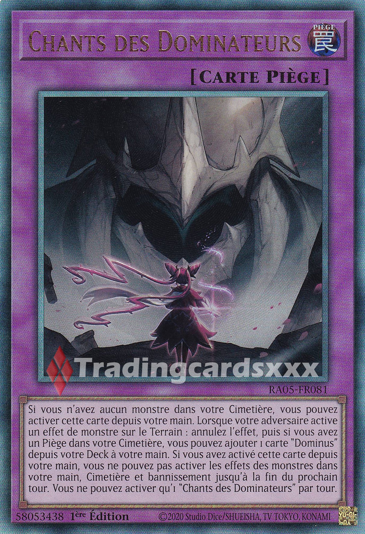Yu-Gi-Oh! Chants des Dominateurs : UL RA05-FR081