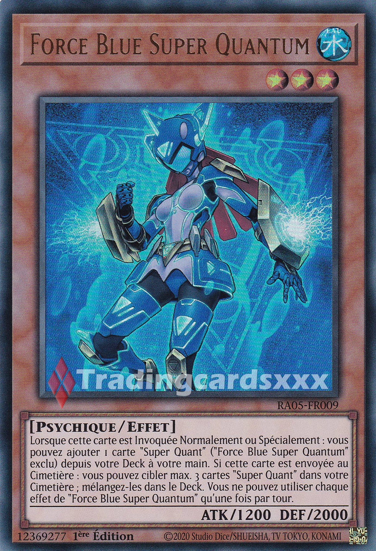 Yu-Gi-Oh! Force Blue Super Quantum : UR RA05-FR009
