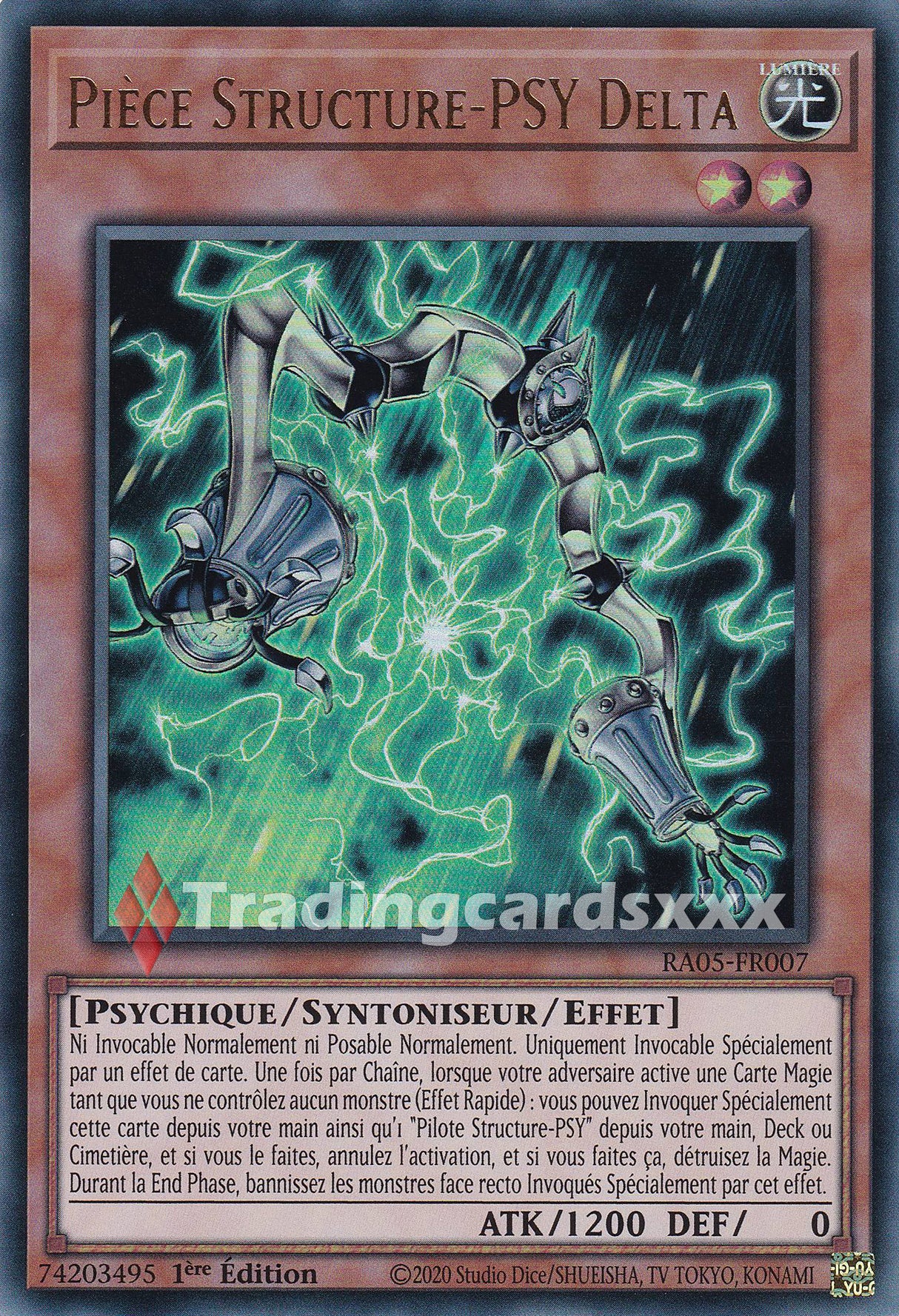 Yu-Gi-Oh! Pièce Structure-PSY Delta : UR RA05-FR007