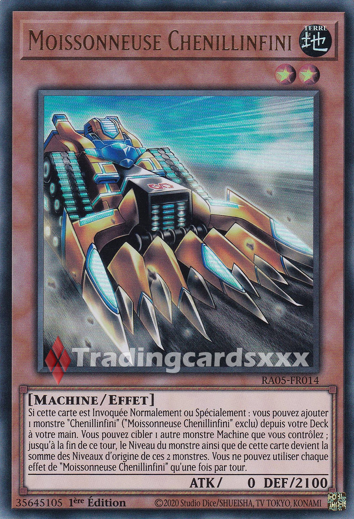 Yu-Gi-Oh! Moissonneuse Chenillinfini : UR RA05-FR014