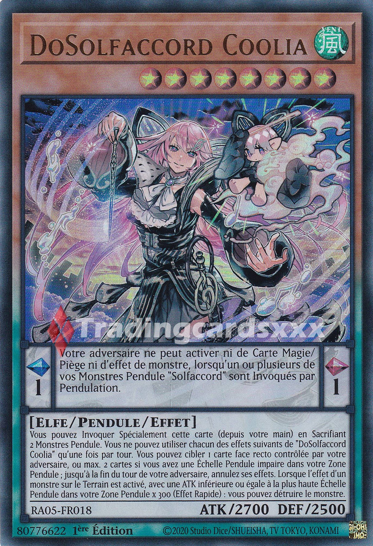 Yu-Gi-Oh! DoSolfaccord Coolia : UR RA05-FR018